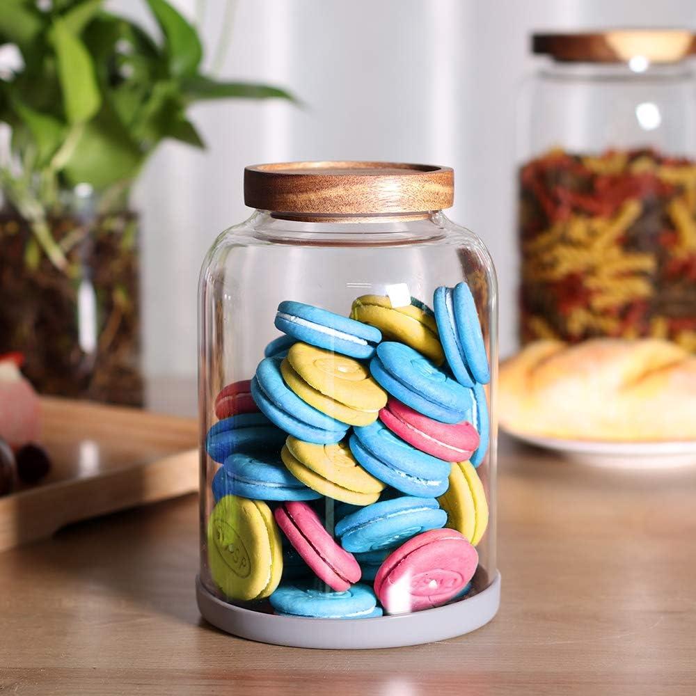 Tarros de Almacenamiento de Vidrio Leaves and Trees 2 Piezas