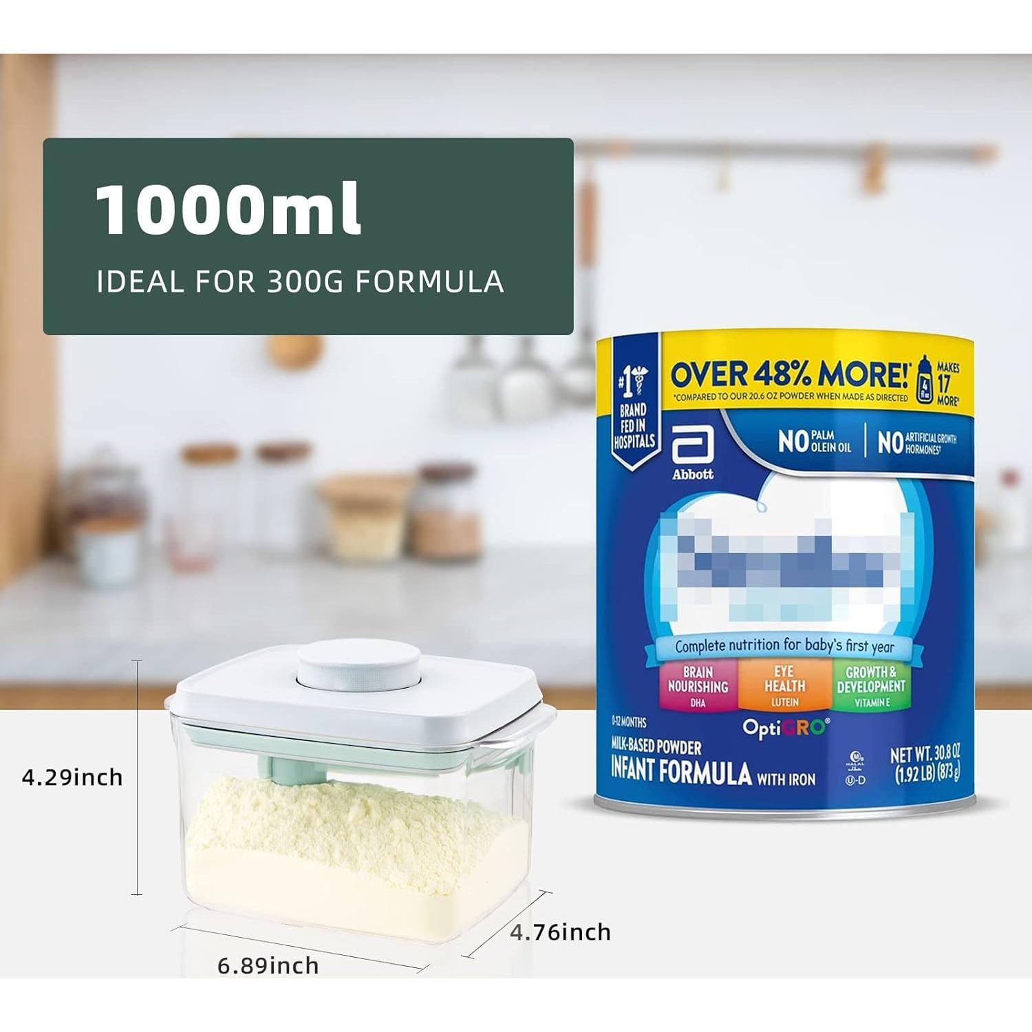 Contenedor de viaje hermético Tourdeus 1000ml transparente