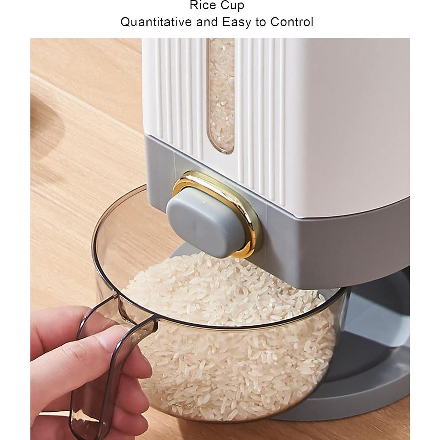 Dispensador de Arroz Jiawu 10L Hermético para Granos