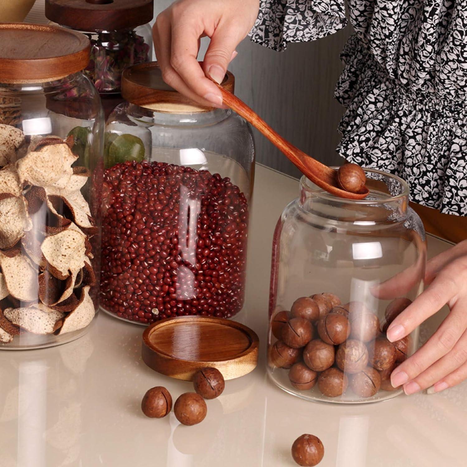 Tarros de Almacenamiento de Vidrio Bekith 1950ml 2 Piezas