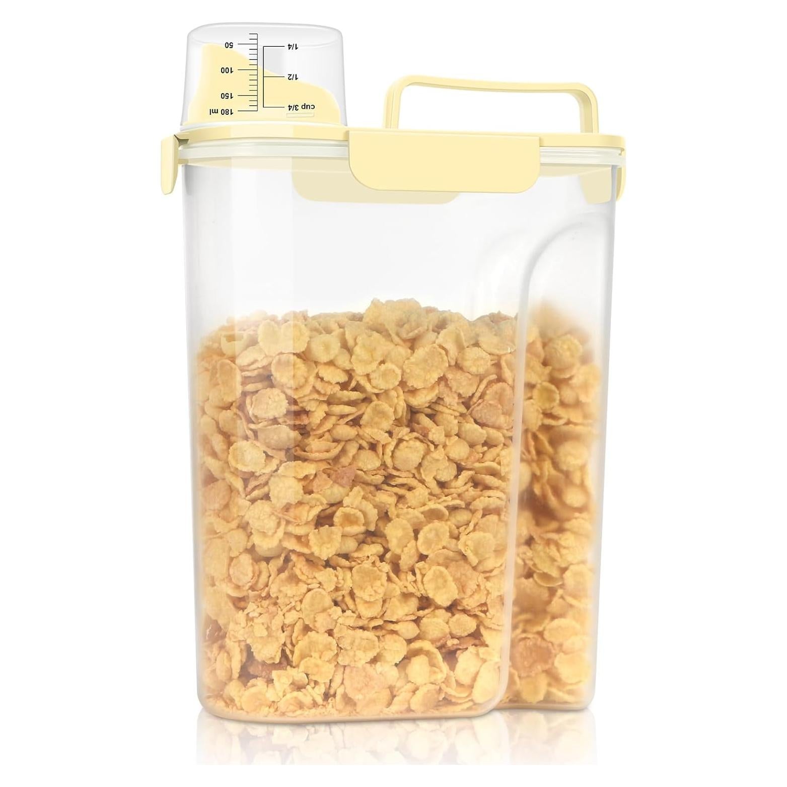 Contenedor de Alimentos Hermético LEAWALK 5L Amarillo