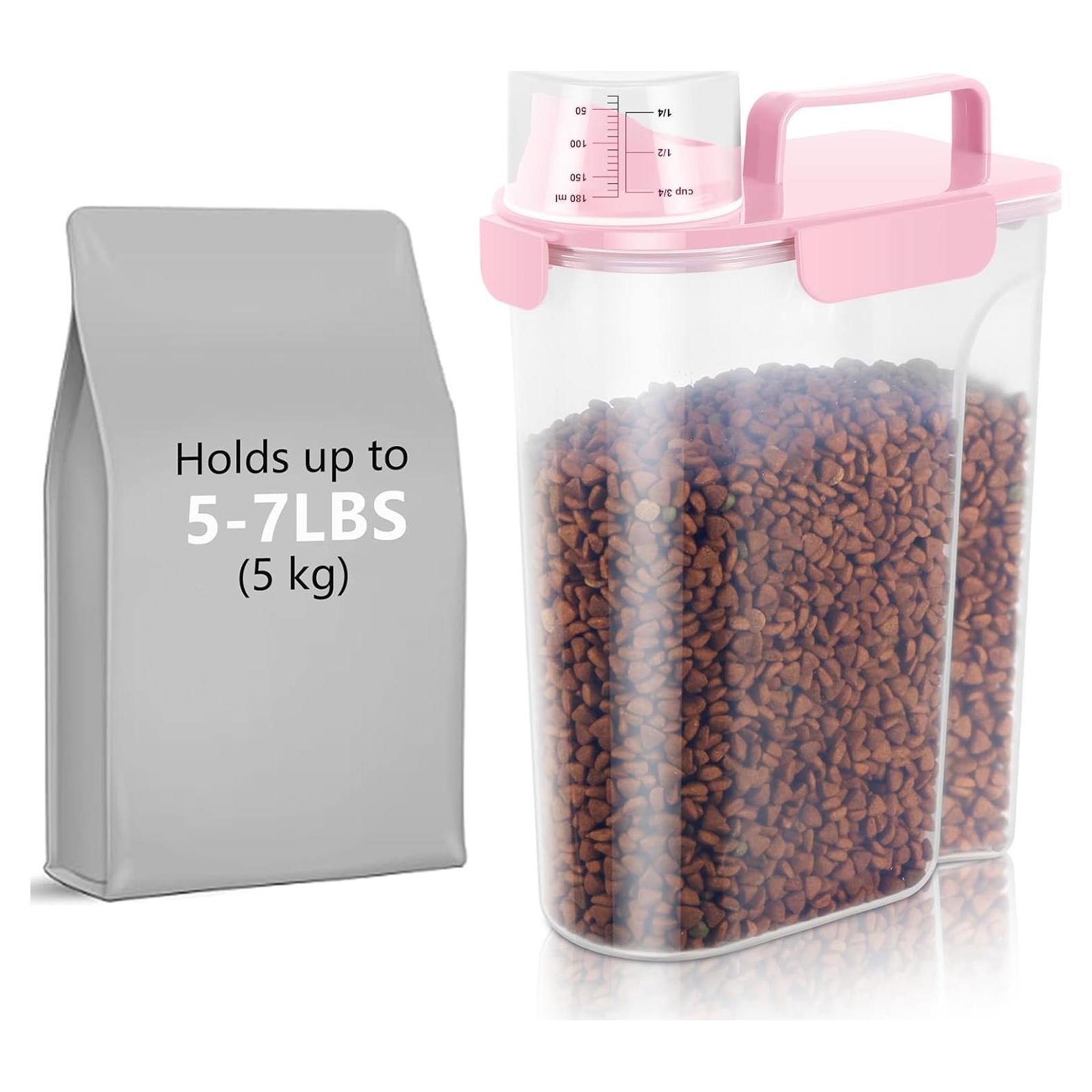 Contenedor de Almacenamiento Hermético 5L LEAWALK Rosa Claro