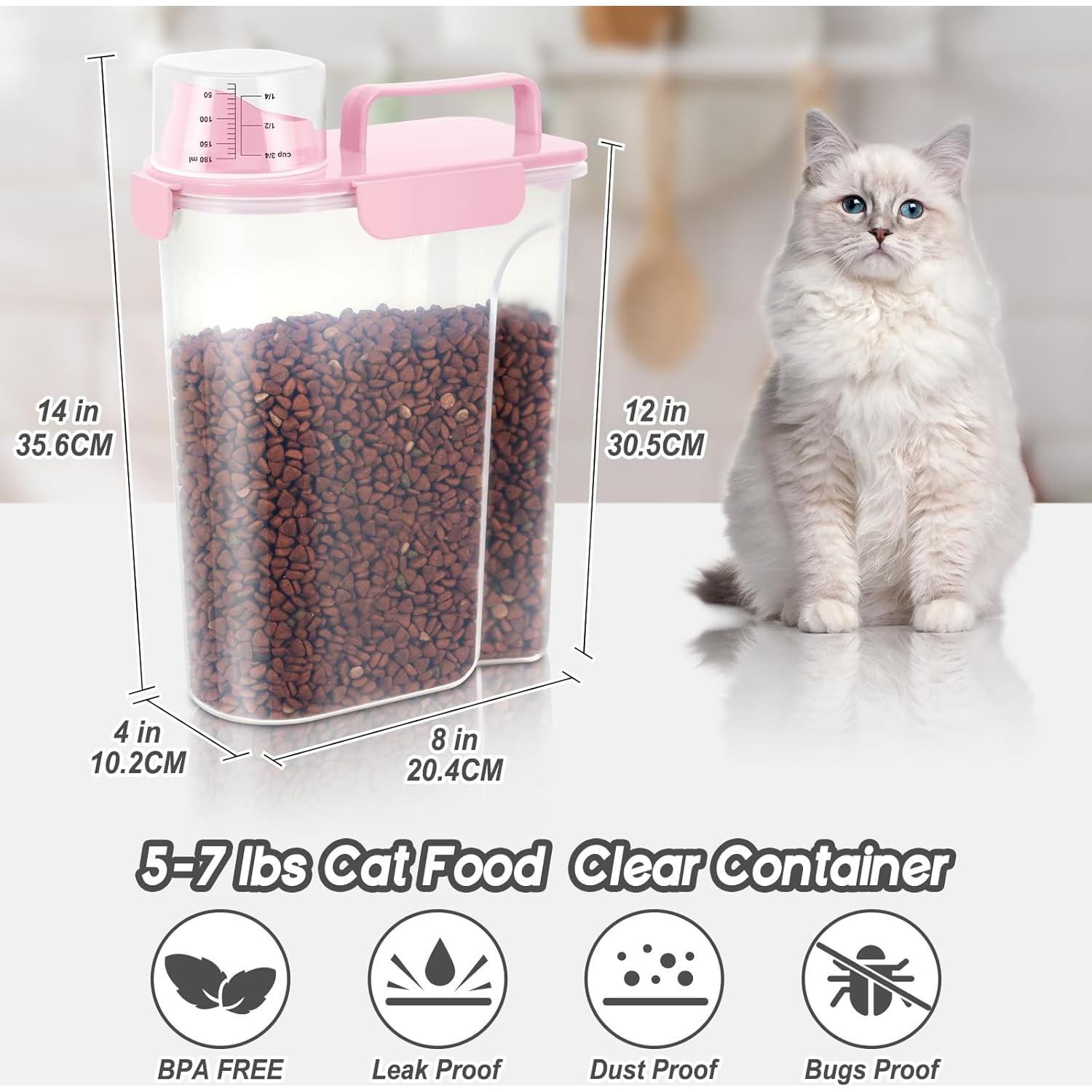 Contenedor de Almacenamiento Hermético 5L LEAWALK Rosa Claro