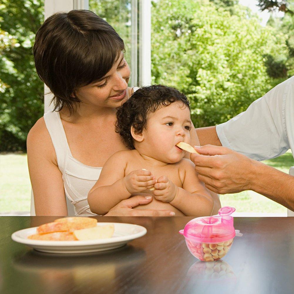 Dispensador de Fórmula para Bebés Accmor Rosa 2 Piezas