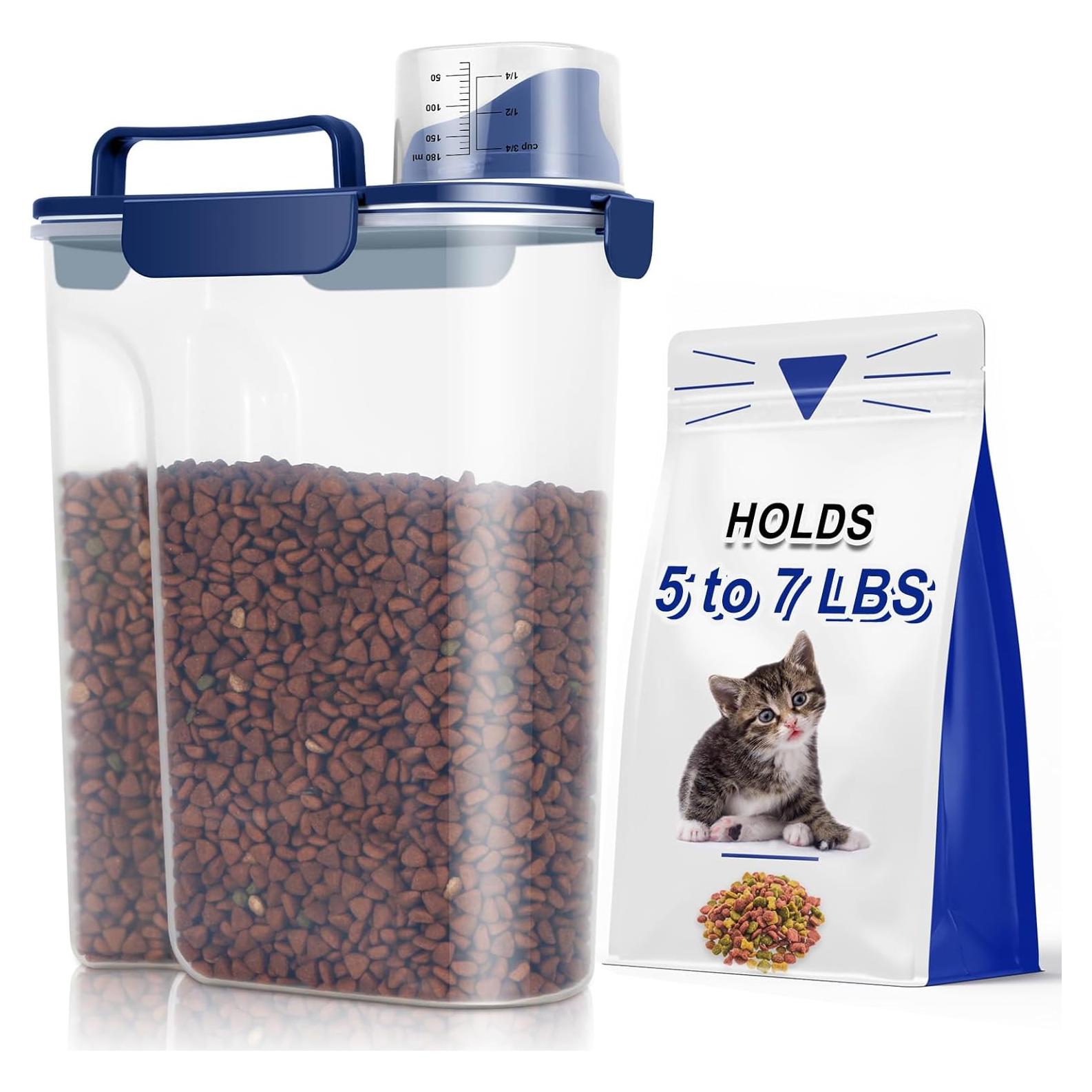 Contenedor de Alimentos para Mascotas TBMax 5L Hermético Azul