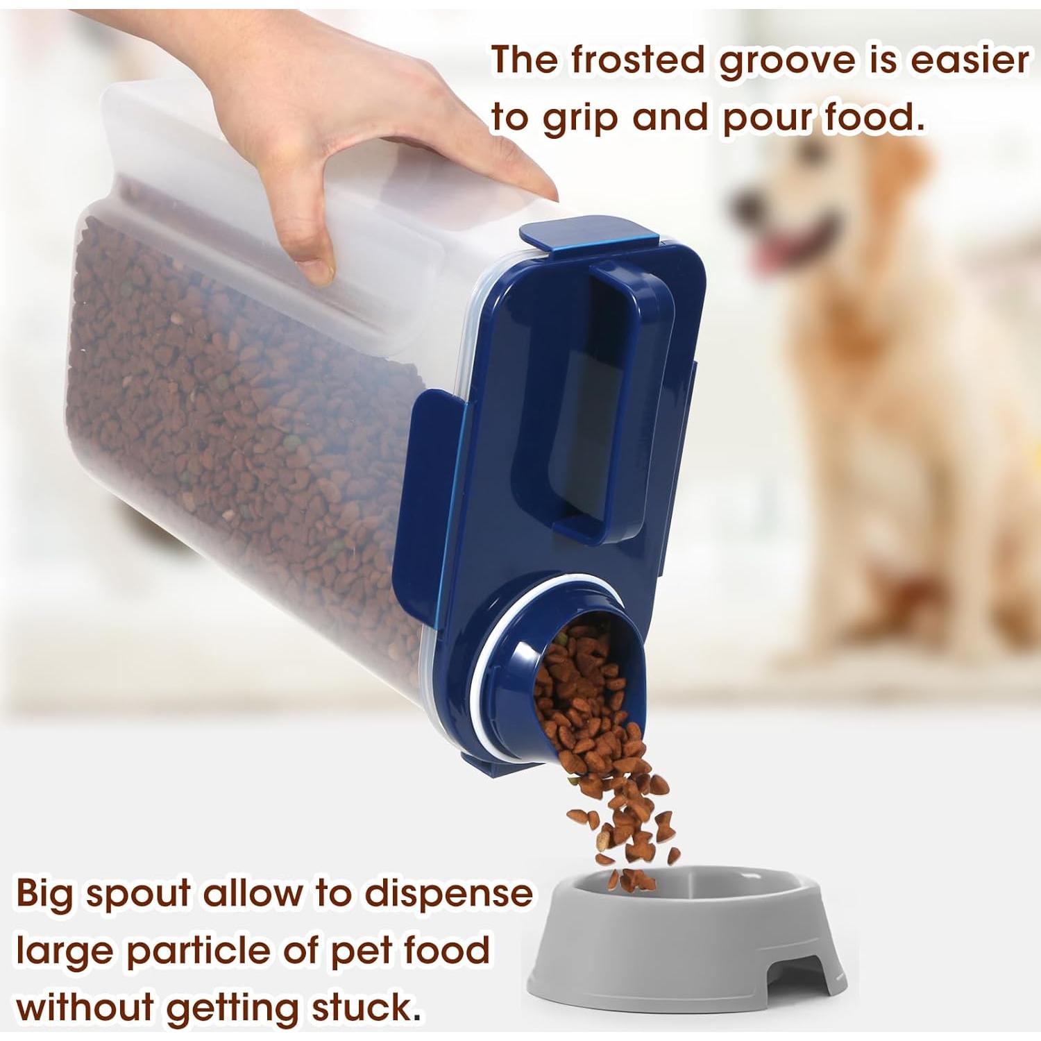 Contenedor de Alimentos para Mascotas TBMax 5L Hermético Azul