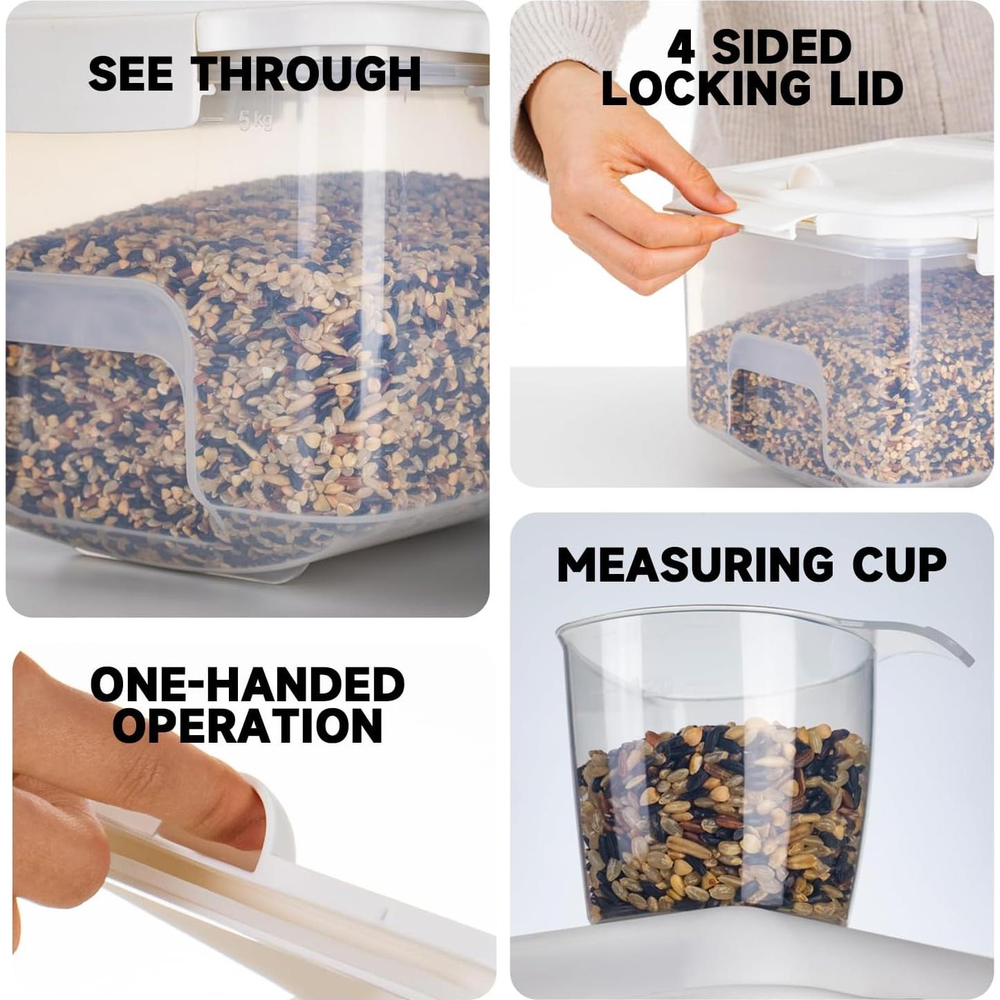 Contenedor de Almacenamiento de Alimentos LivLab 10 lbs