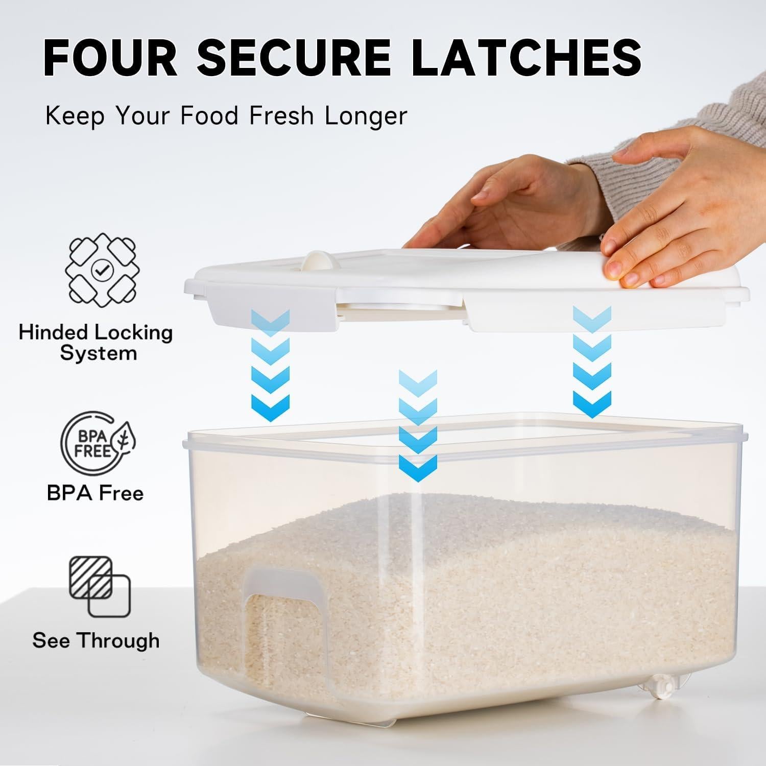 Contenedor de Almacenamiento de Alimentos LivLab 10 lbs