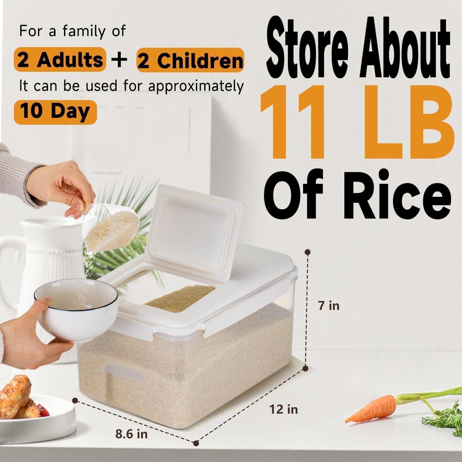 Contenedor de Almacenamiento de Alimentos LivLab 10 lbs