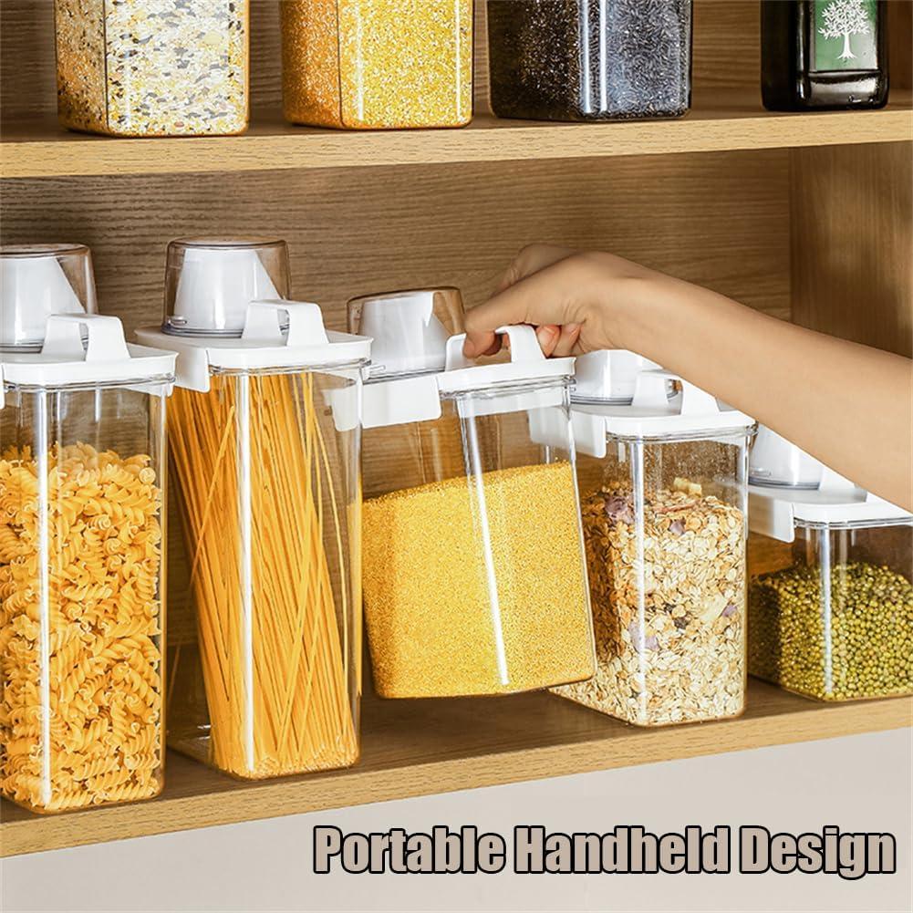 Contenedor de Almacenamiento de Arroz 1.1L 2 Pcs Hermético