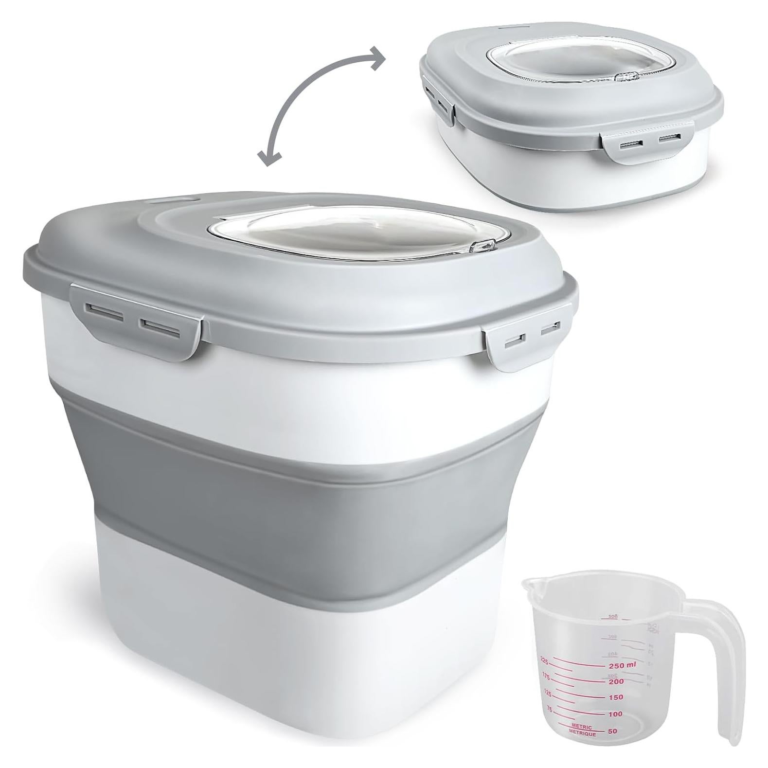 Contenedor de Almacenamiento Hermético Viretec 30 kg Blanco