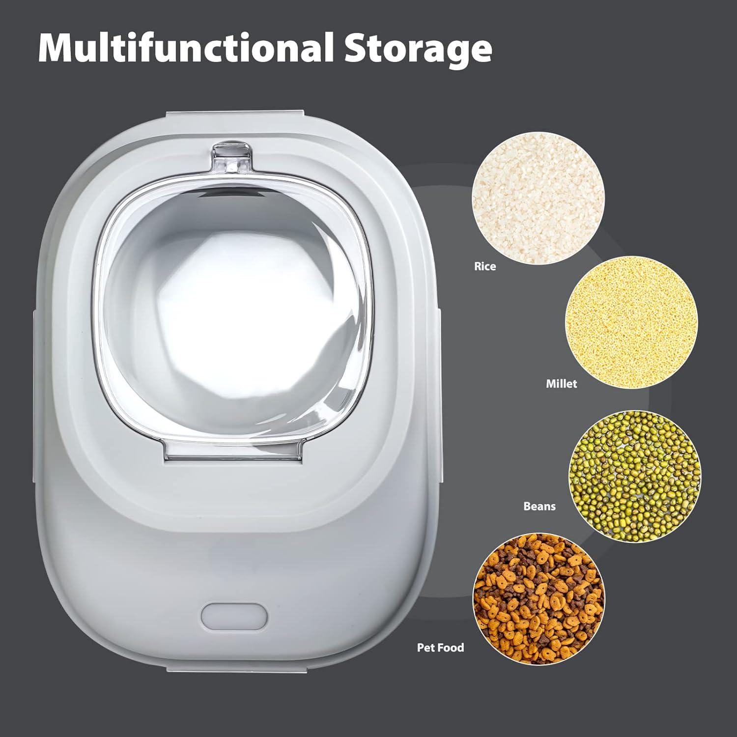 Contenedor de Almacenamiento Hermético Viretec 30 kg Blanco