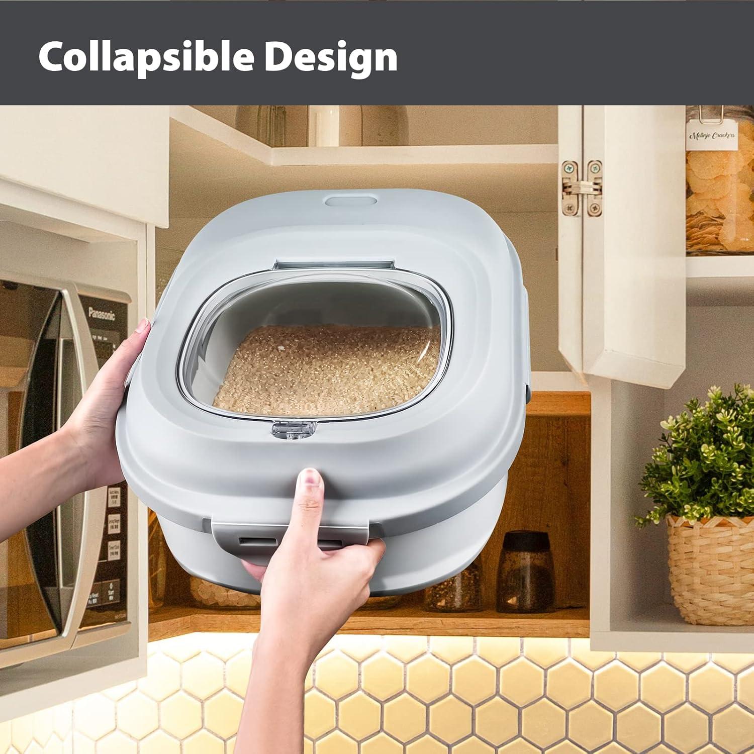 Contenedor de Almacenamiento Hermético Viretec 30 kg Blanco