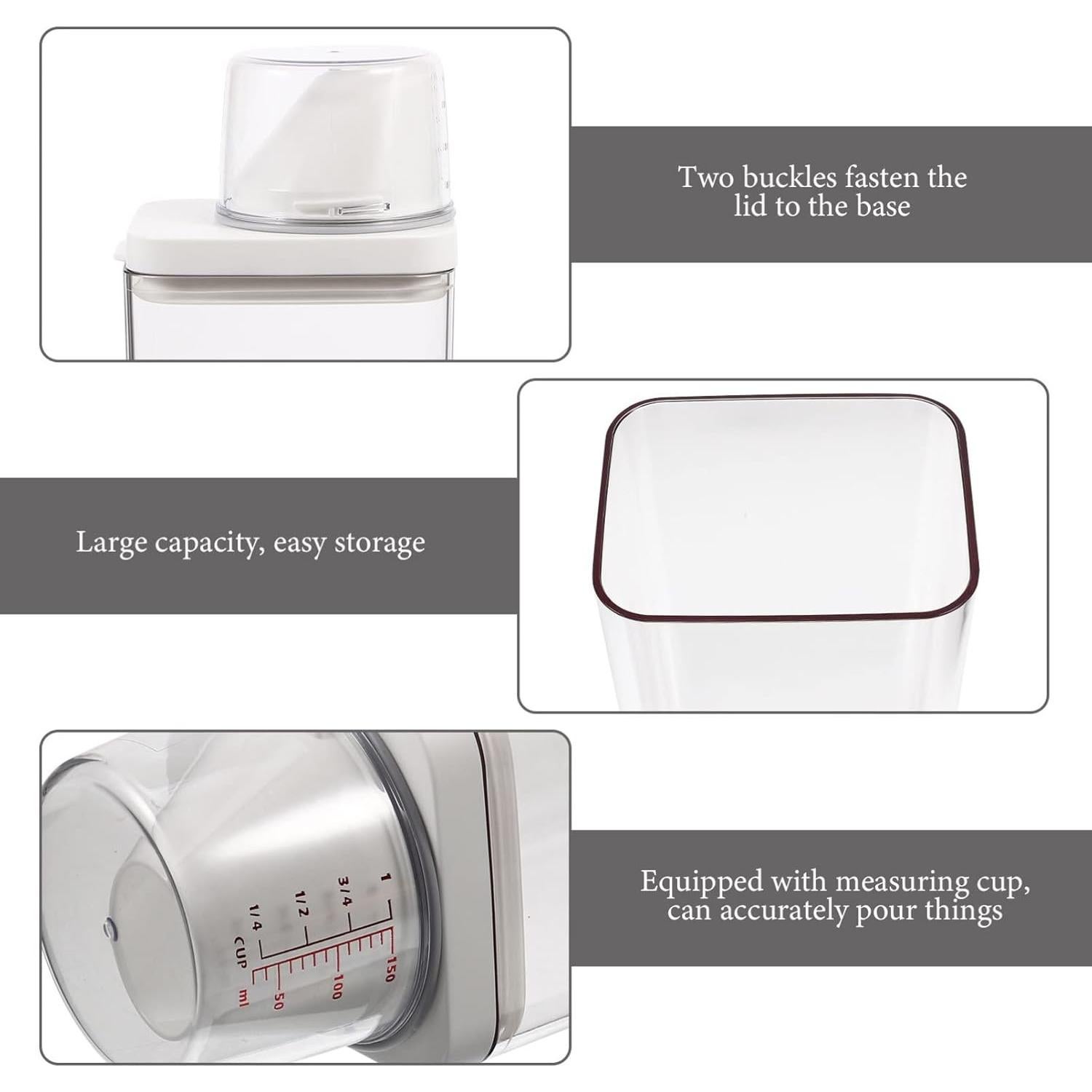 Contenedor de Almacenamiento Hermético 1.5L STOBAZA