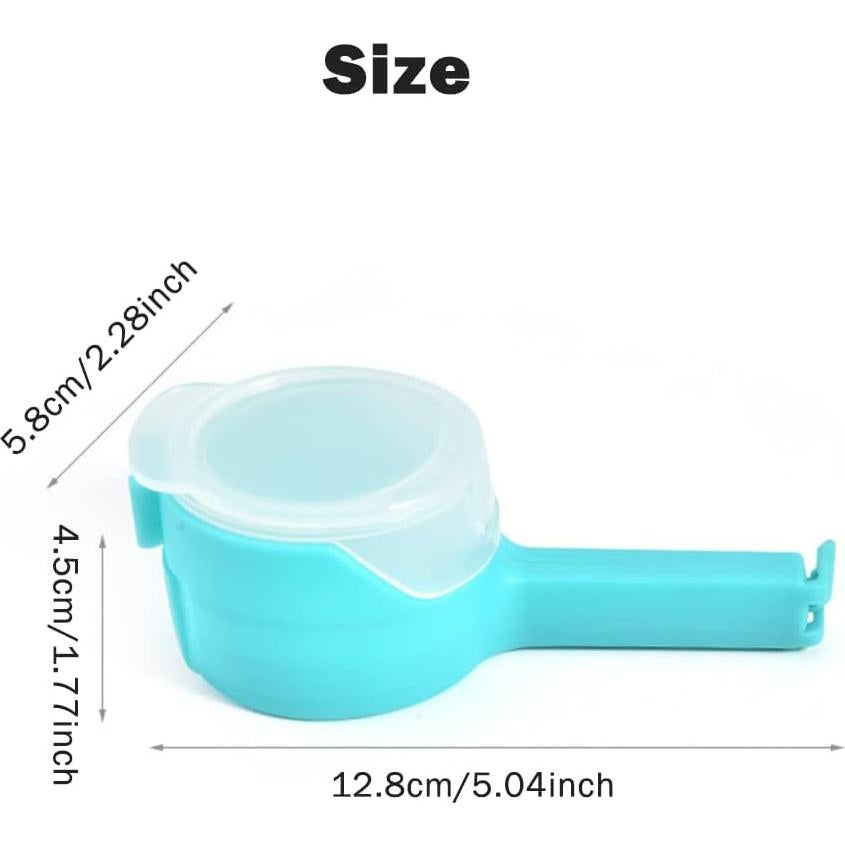 CALIDAKA Set 4 Clips de Sellado para Snacks 12.8 cm