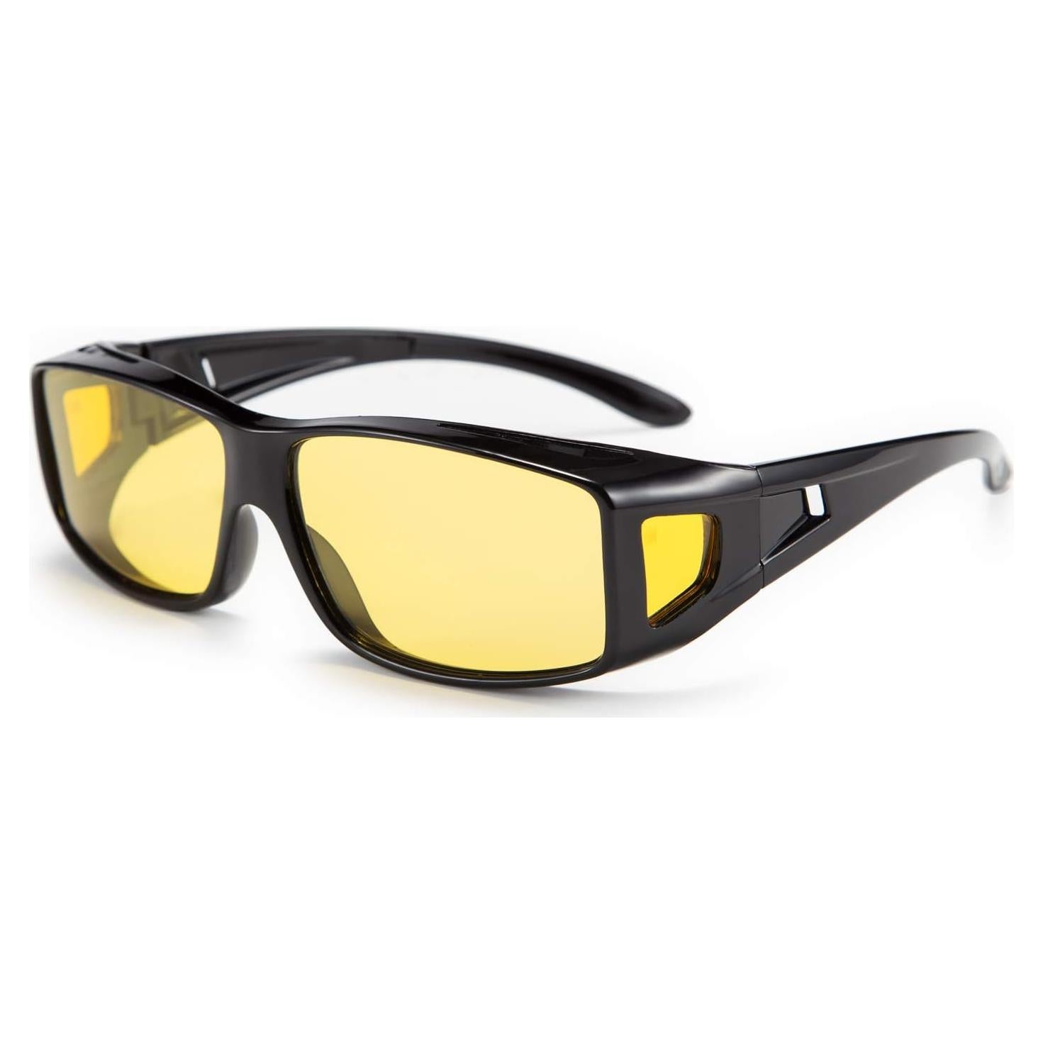 Gafas de Conducción Nocturna FEISEDY Amarillas Polarizadas