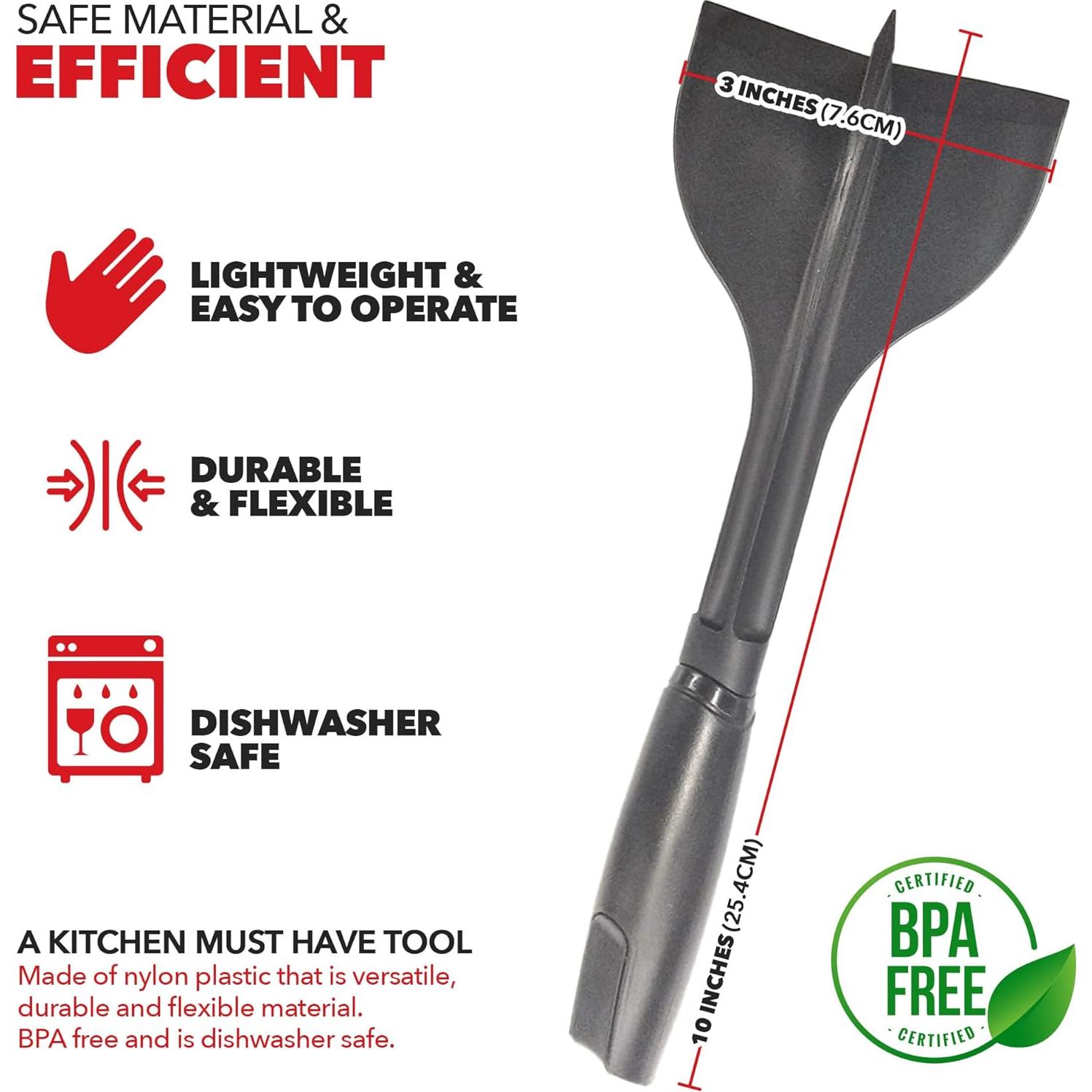 Picador de Carne Manual Exultimate - Utensilio Antiadherente 25.4 cm