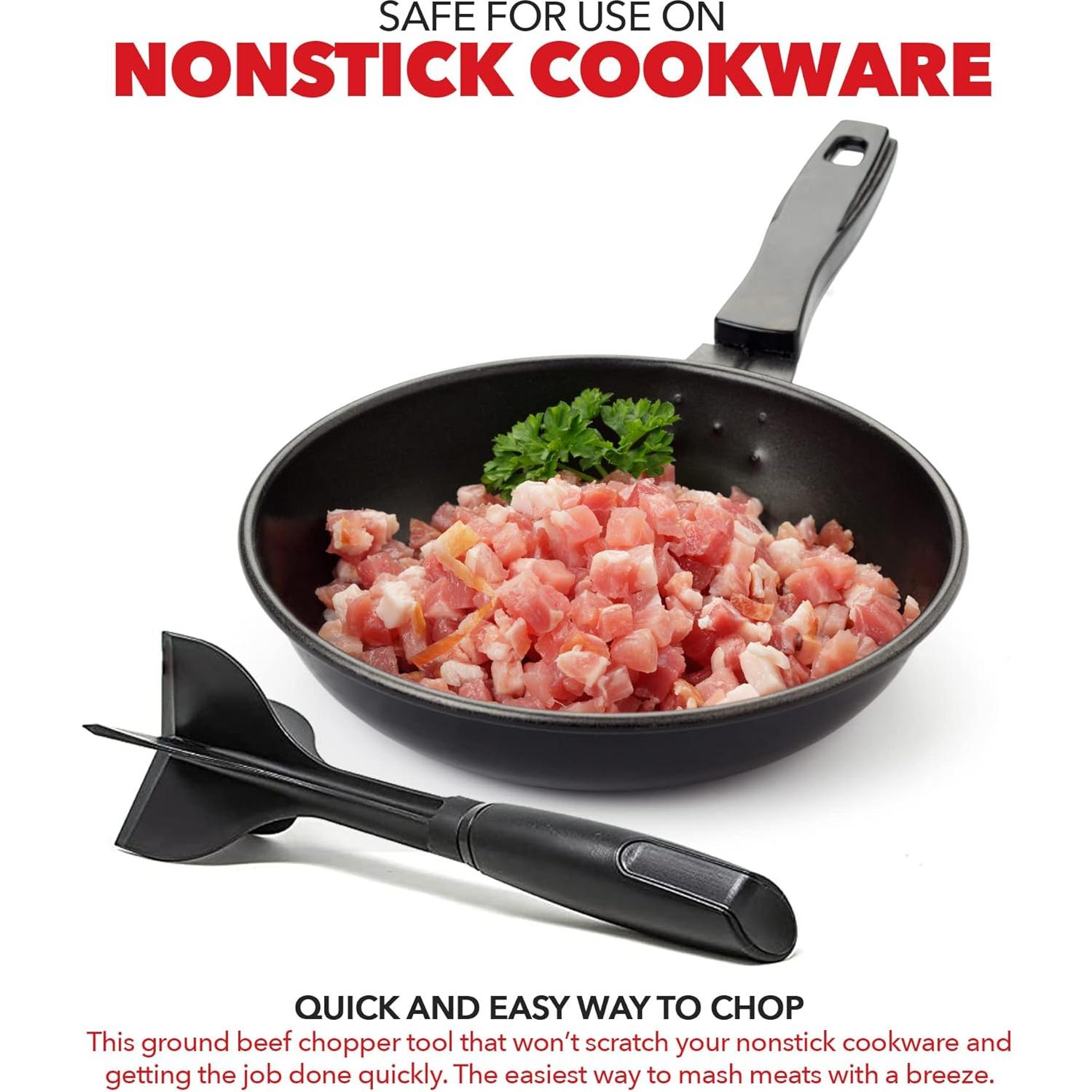 Picador de Carne Manual Exultimate - Utensilio Antiadherente 25.4 cm