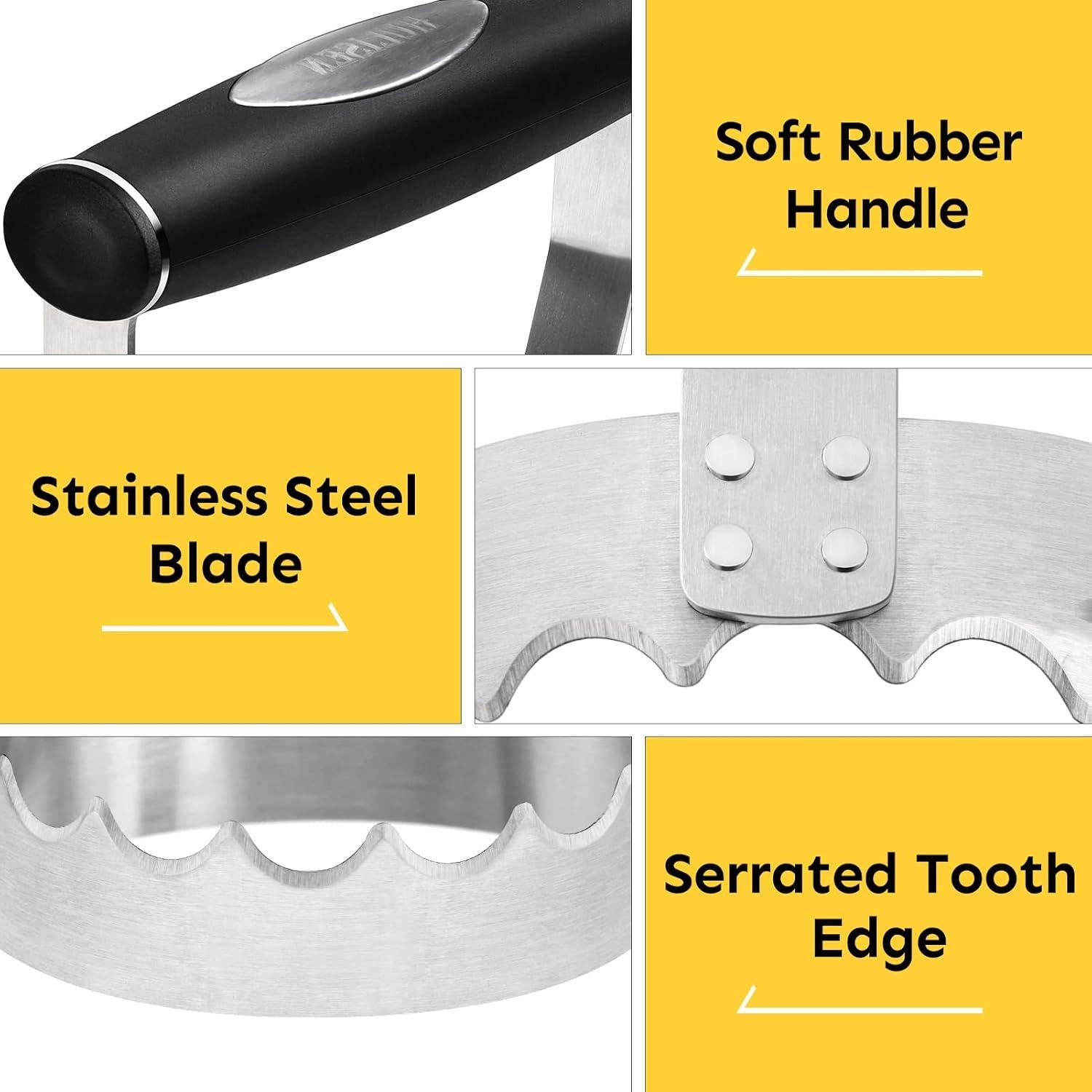 Cortador Manual HULISEN de Acero Inoxidable 7,62 cm