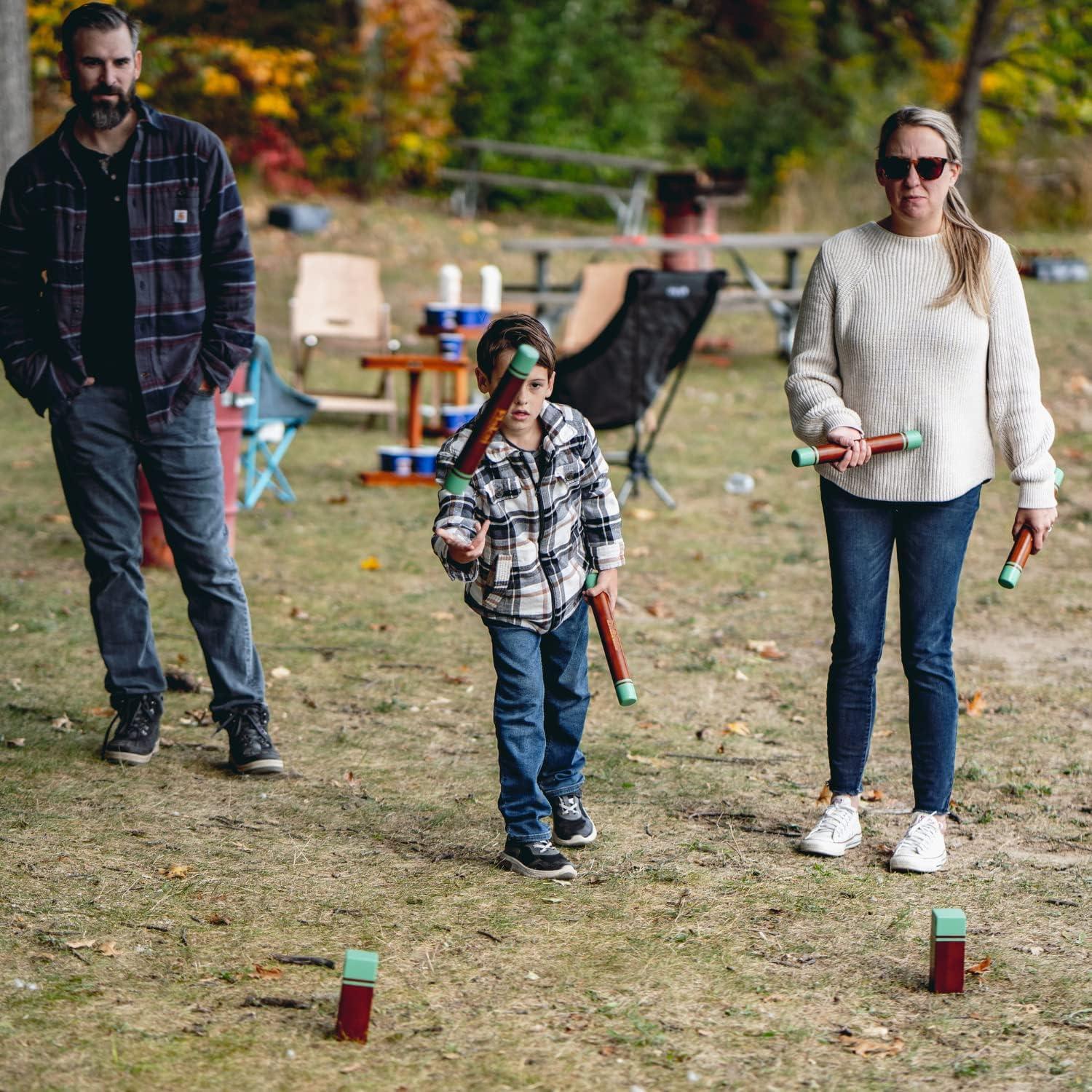 Juego Kubb Gigante Elakai para Exterior con Bolsa 21 Piezas
