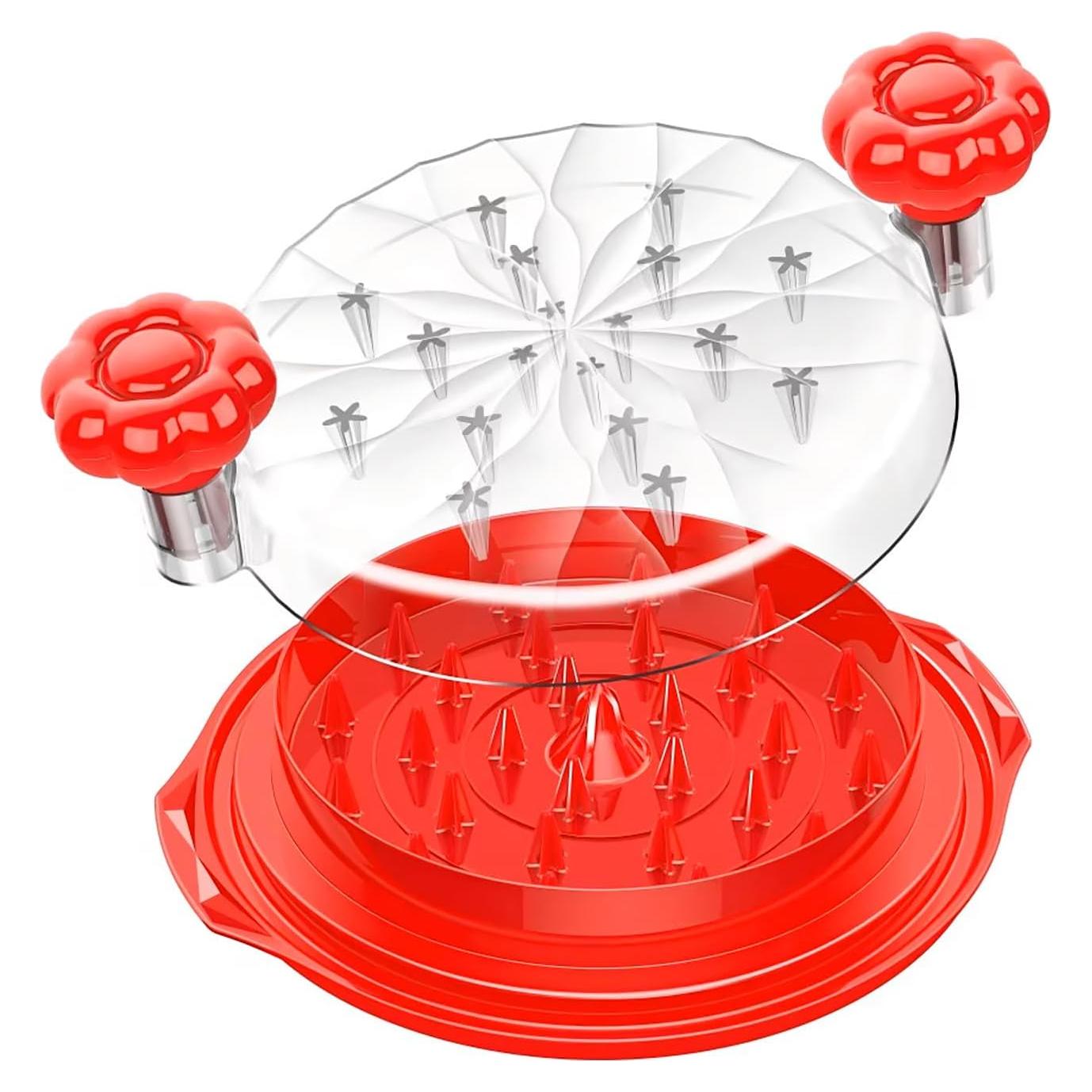 Desmenuzadora de Carne Manual Genérico - Rojo, Antideslizante