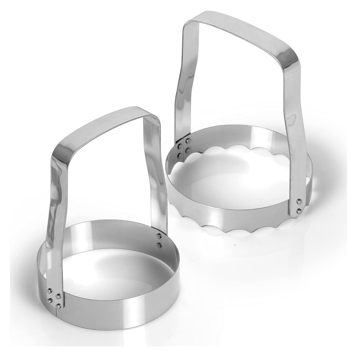 Juego de Picadores de Mano Maxam - 2 Cortadores de Acero Inoxidable