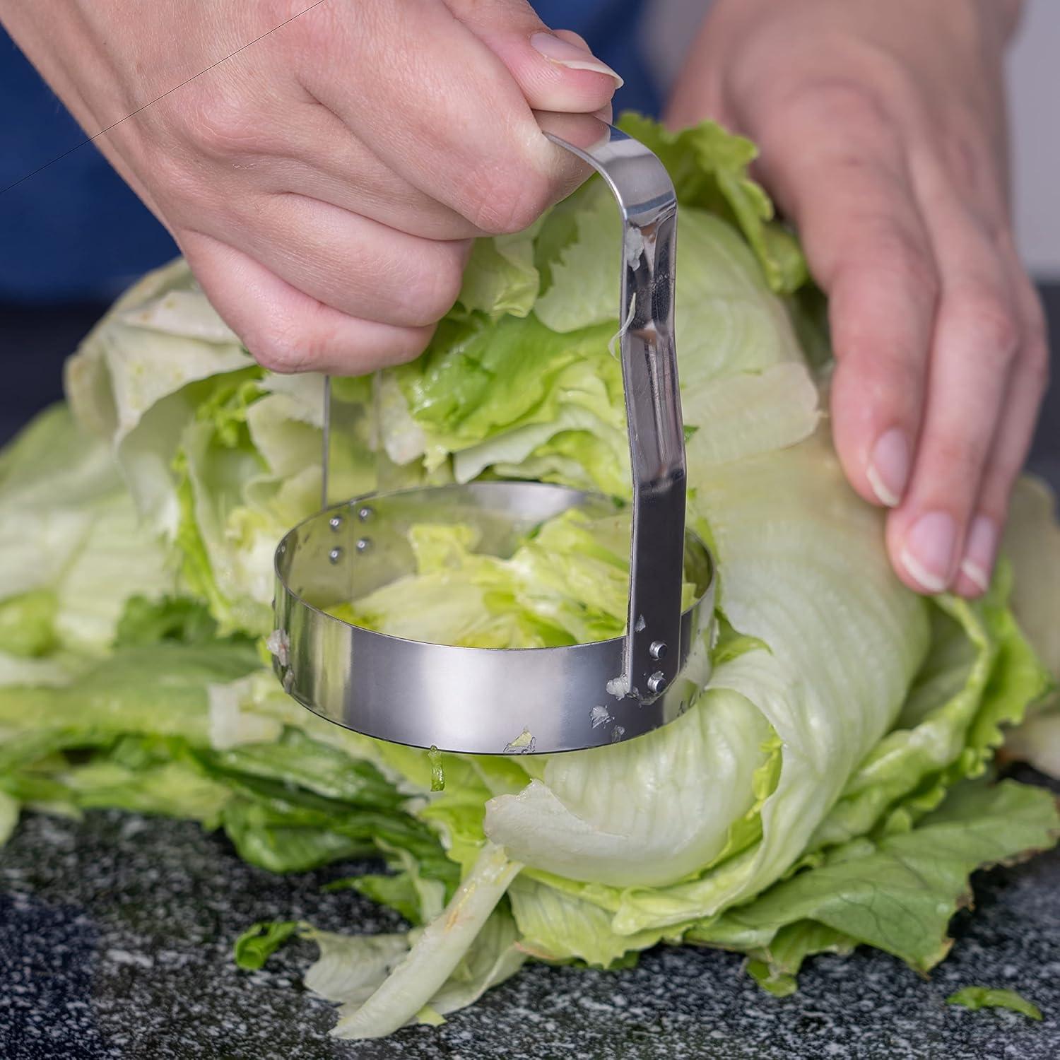 Juego de Picadores de Mano Maxam - 2 Cortadores de Acero Inoxidable