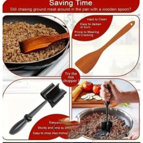 Picador de Carne Premium Nylon Ergonomico 25.4cm - Yuyao Lianze