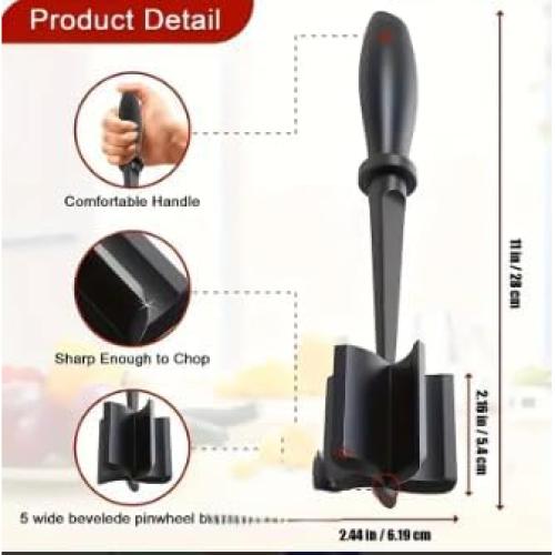 Picador de Carne Premium Nylon Ergonomico 25.4cm - Yuyao Lianze