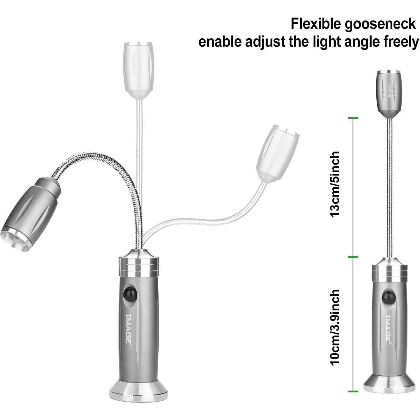 Luz de Barbacoa IMAGEN LED Magnética con Cuello Flexible