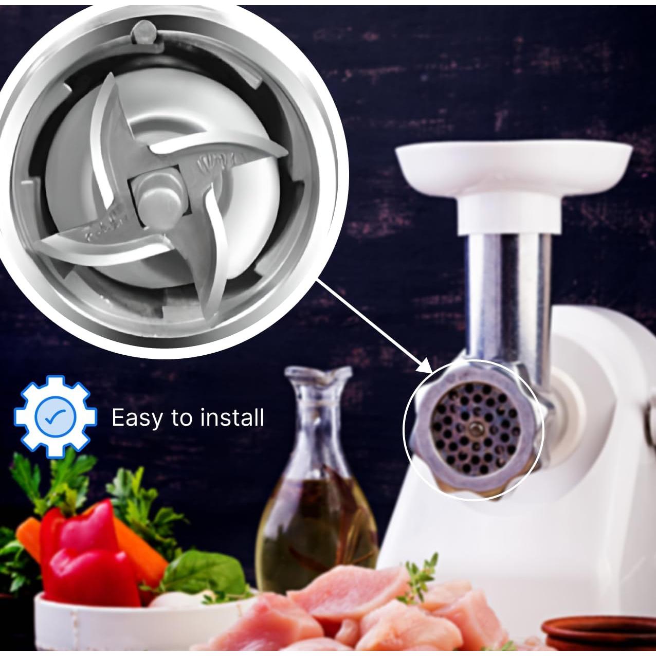 Cuchilla de Picadora de Carne Acero Inoxidable LEM #8 53.8mm