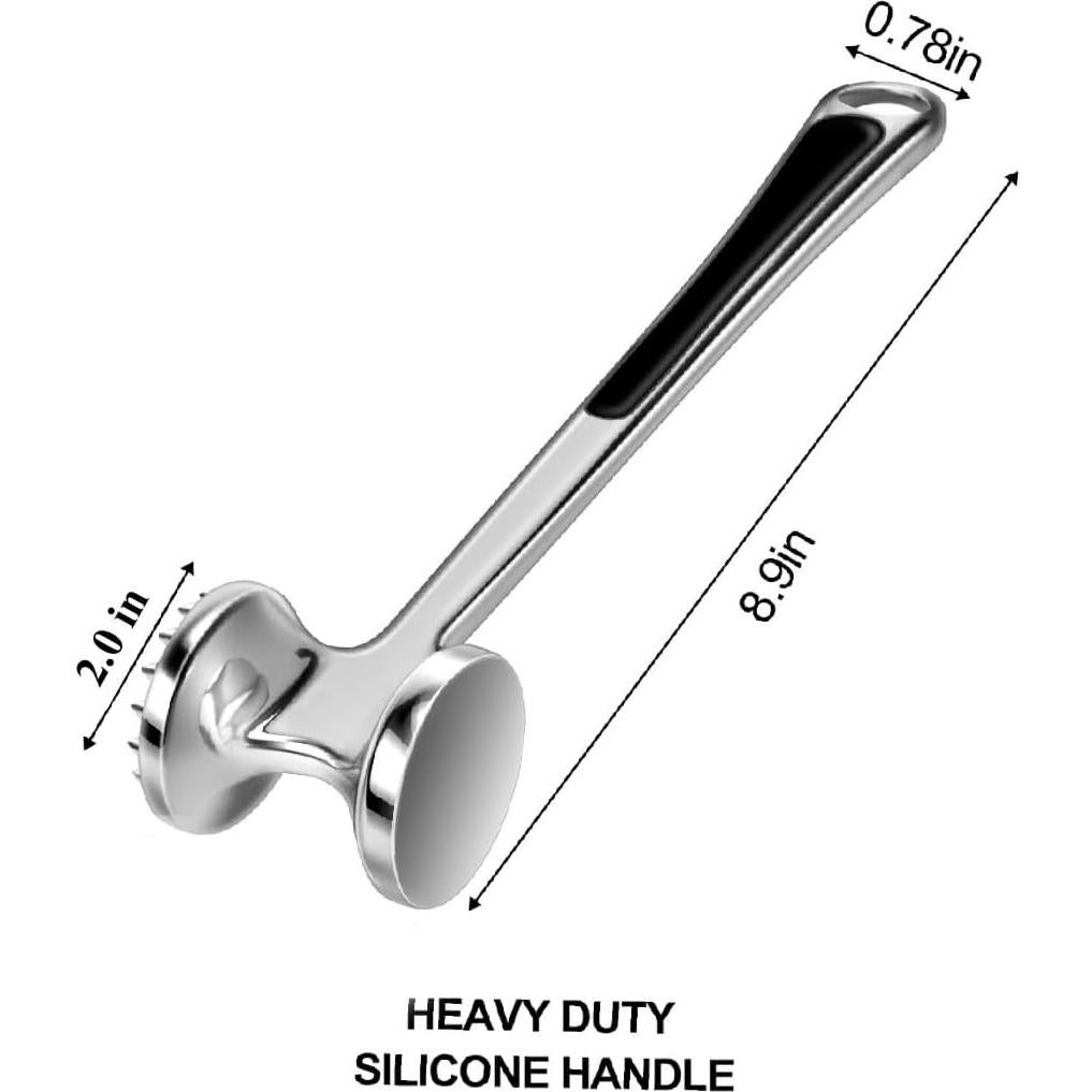 Martillo Aplanador de Carne AOWOTO Doble Lado 22,61 cm