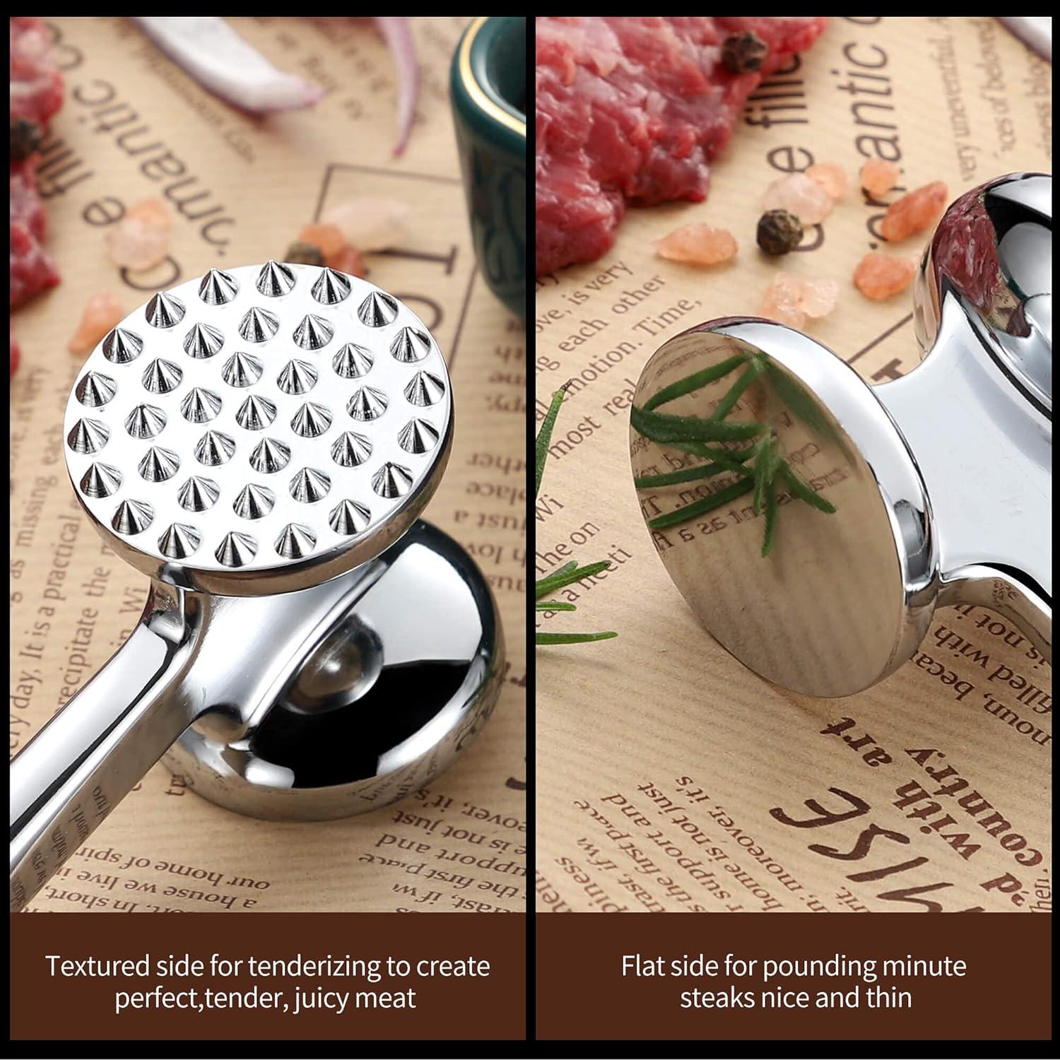 Martillo Aplanador de Carne AOWOTO Doble Lado 22,61 cm