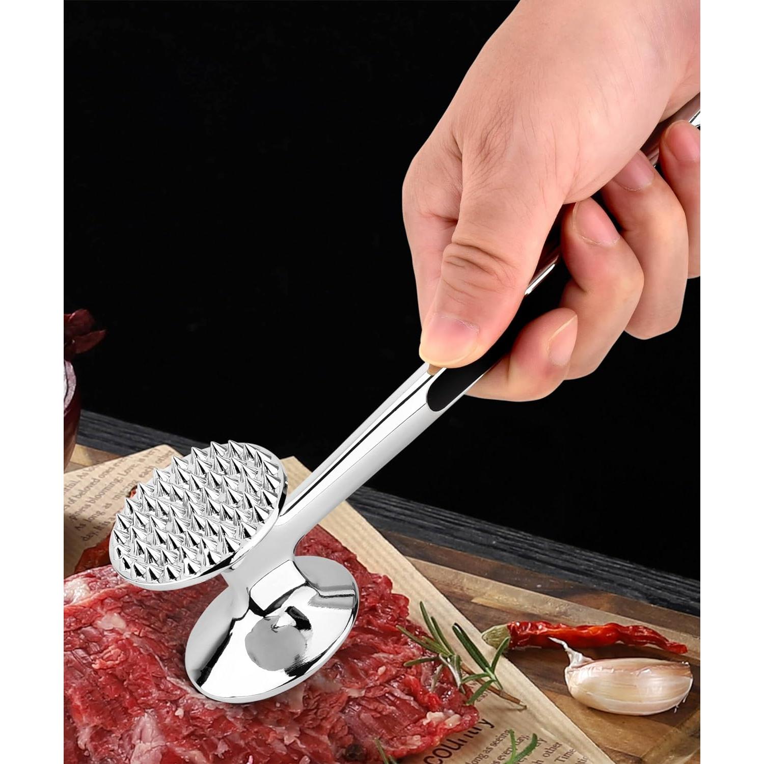 Martillo Aplanador de Carne AOWOTO Doble Lado 22,61 cm