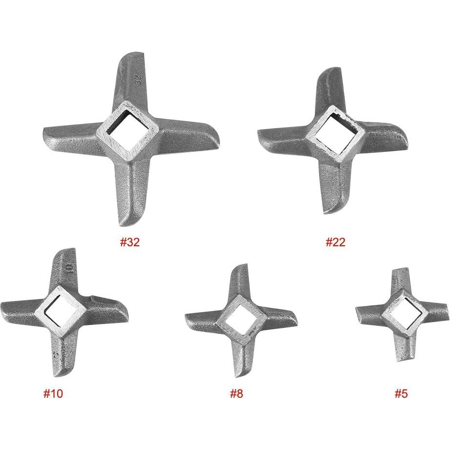Cross shaped Professional Steel Kitchen Meat Grinder Blade Mincers Cutter Part #32