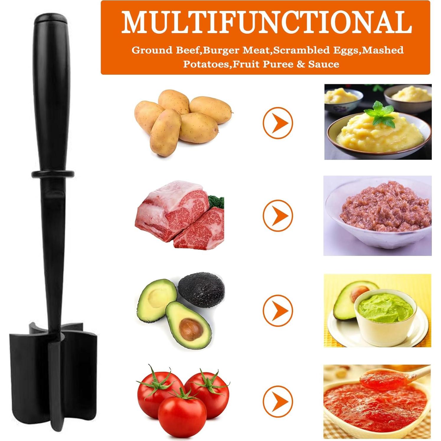 Cortador de Carne y Machacador de Alimentos CHUANGPU Nylon