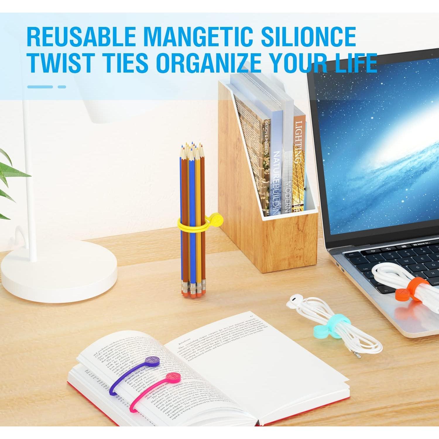 Correas Magnéticas de Silicona FRKNER 22,86 cm 20 Paquete