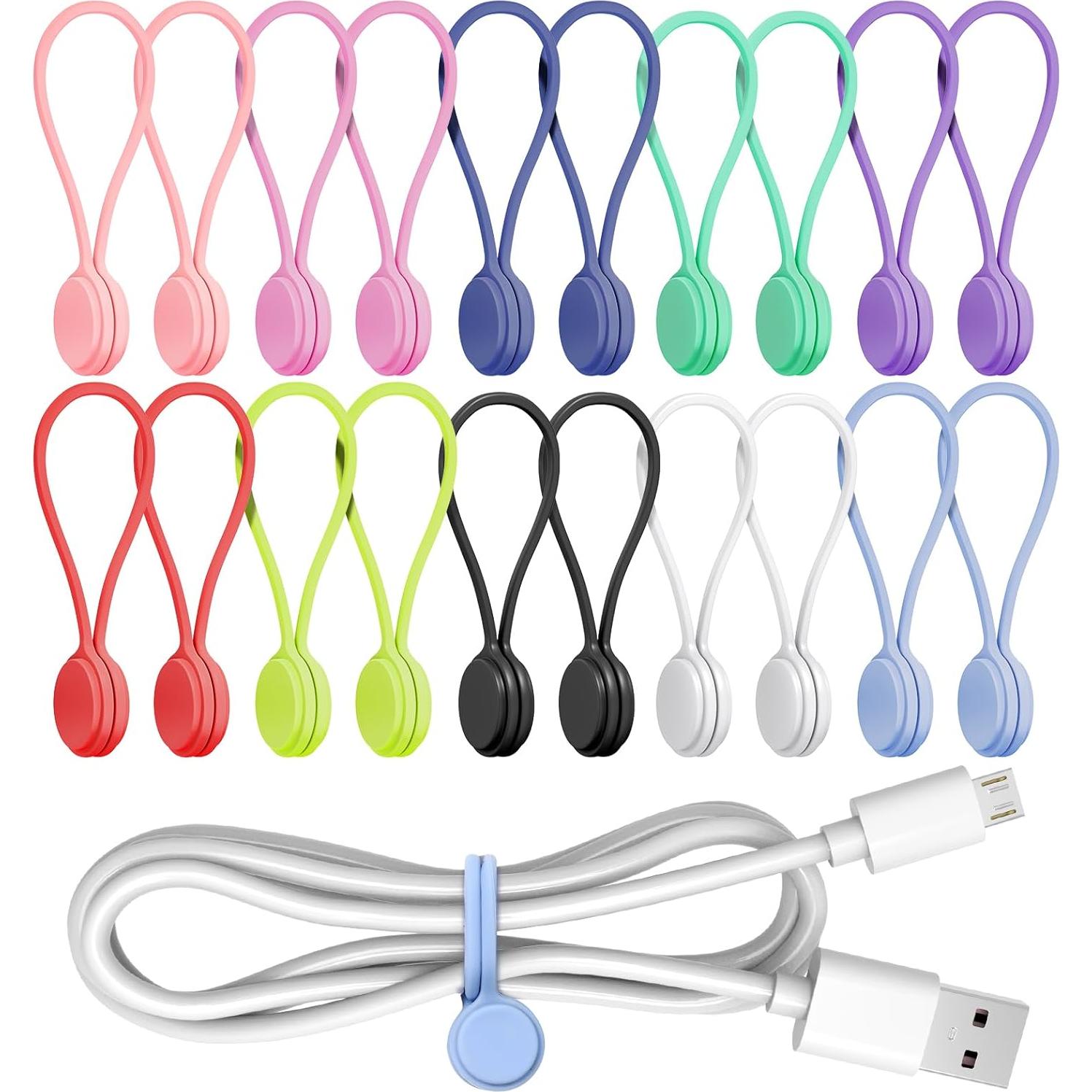 Correas Magnéticas de Silicona Joseche 22.86 cm 20 Piezas