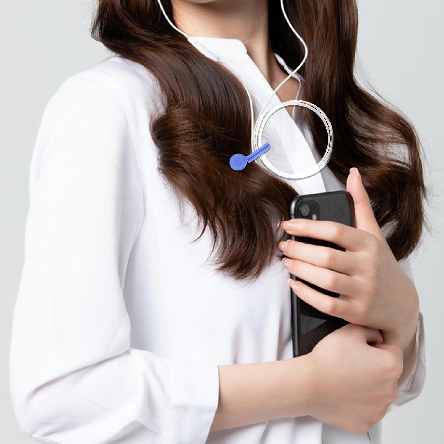 Paquete de 10 Sujetadores Magnéticos Ptwola para Cables