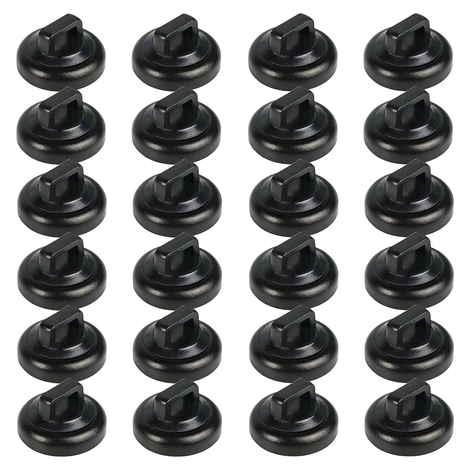 Soporte Magnético para Cables CANAANIN 24 Piezas Negro