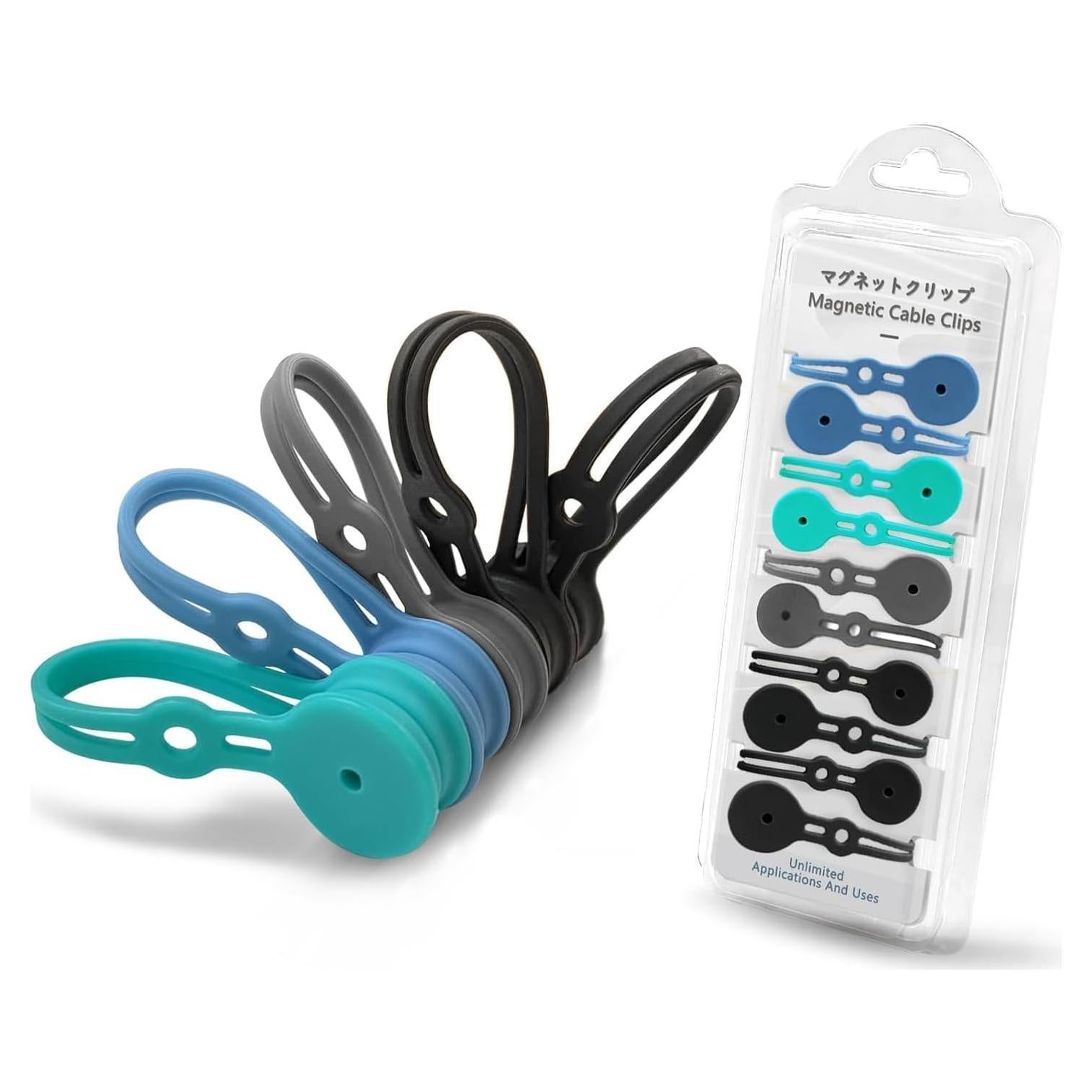 Corbatas Magnéticas de Silicona Xuuza - 10 Piezas 9.5 cm