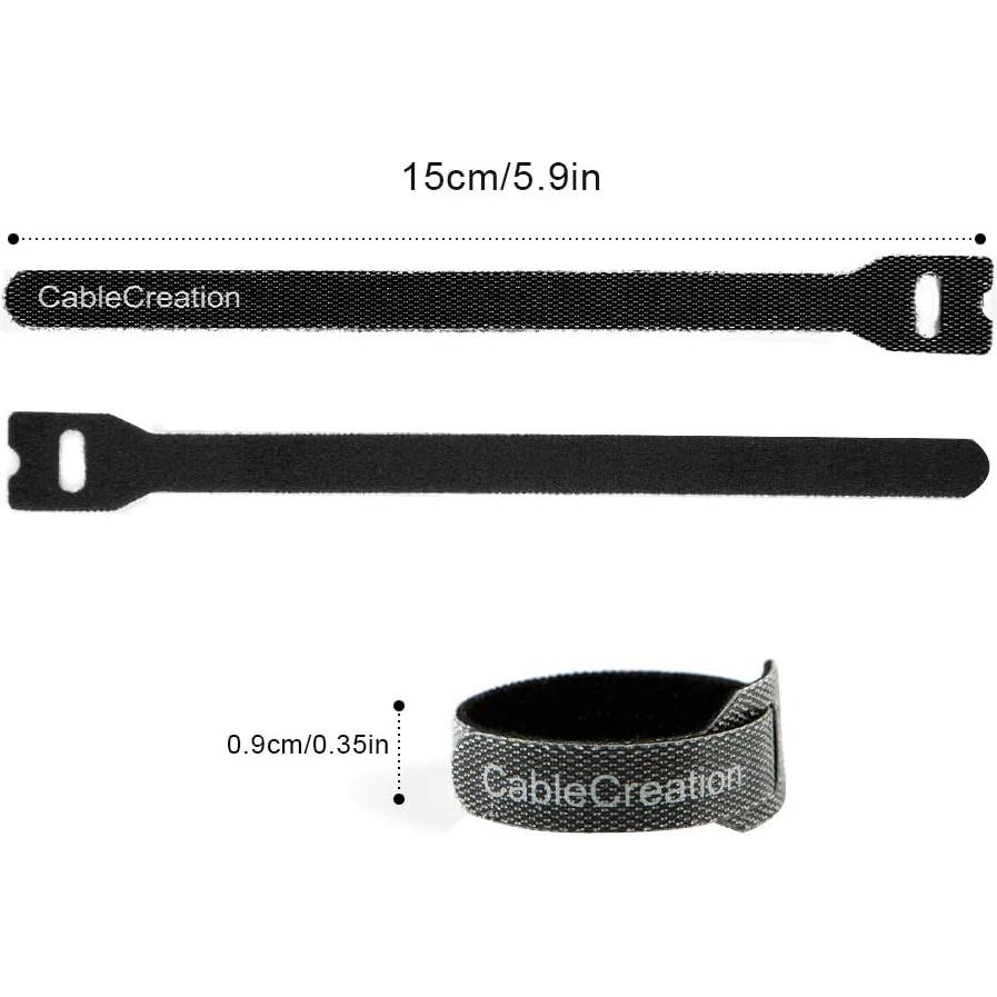 Cintas de Sujeción Reutilizables CableCreation 15,24 cm 50PCS