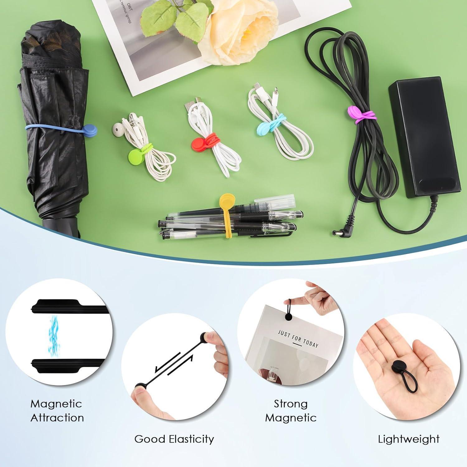 Correas Magnéticas Reutilizables KINYFY 10 Colores 10,92 cm