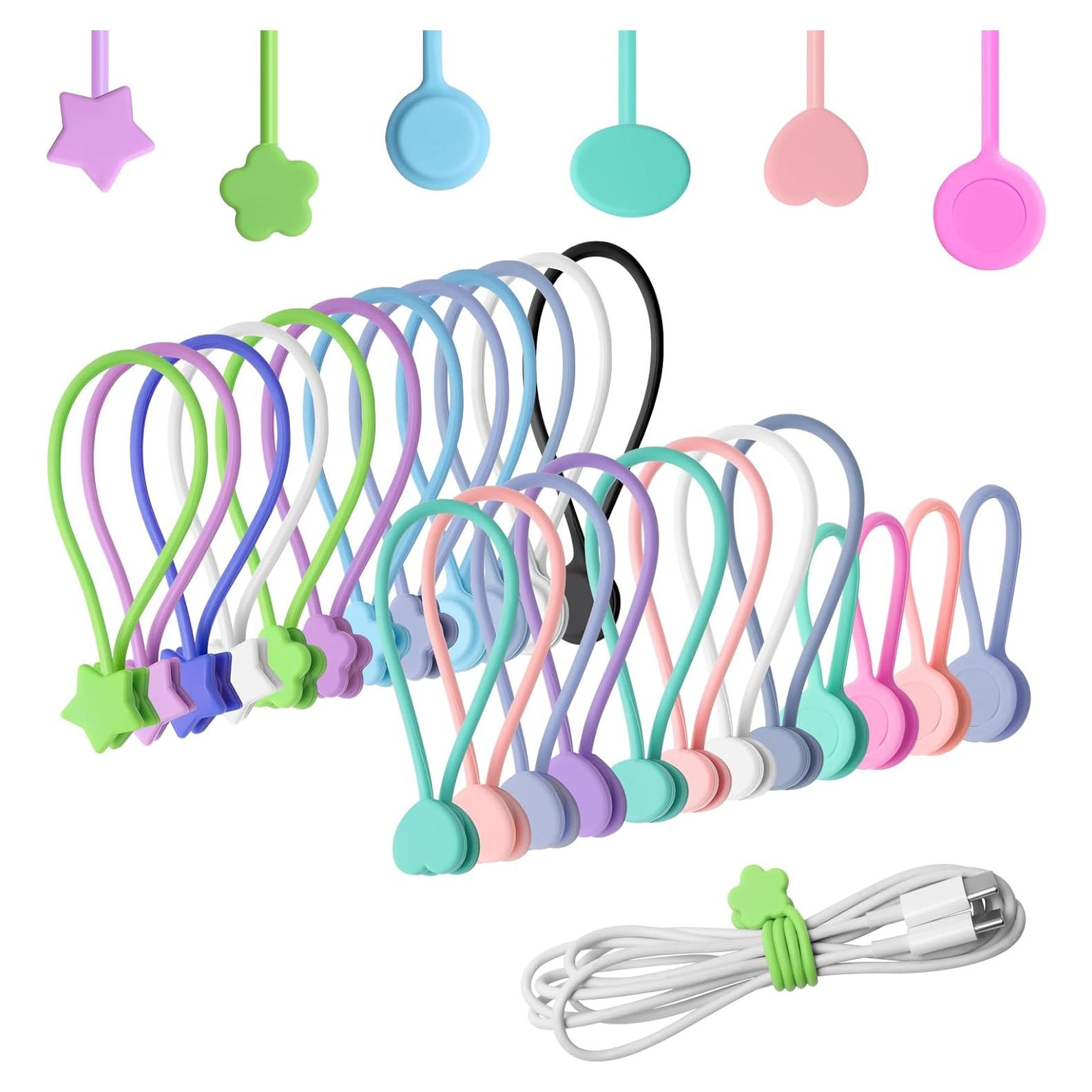 24 Sujetadores Magnéticos de Silicona Solaradgy 19.56 cm