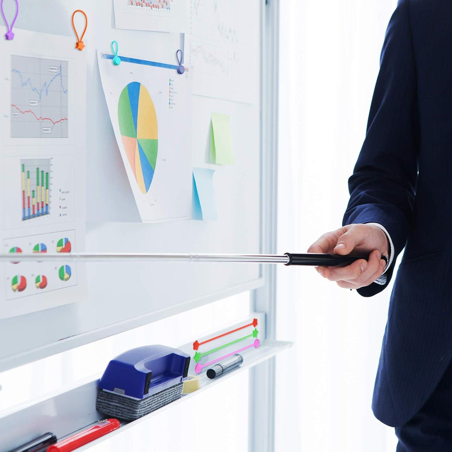 32 Sujetadores Magnéticos de Silicona Weewooday 10 cm