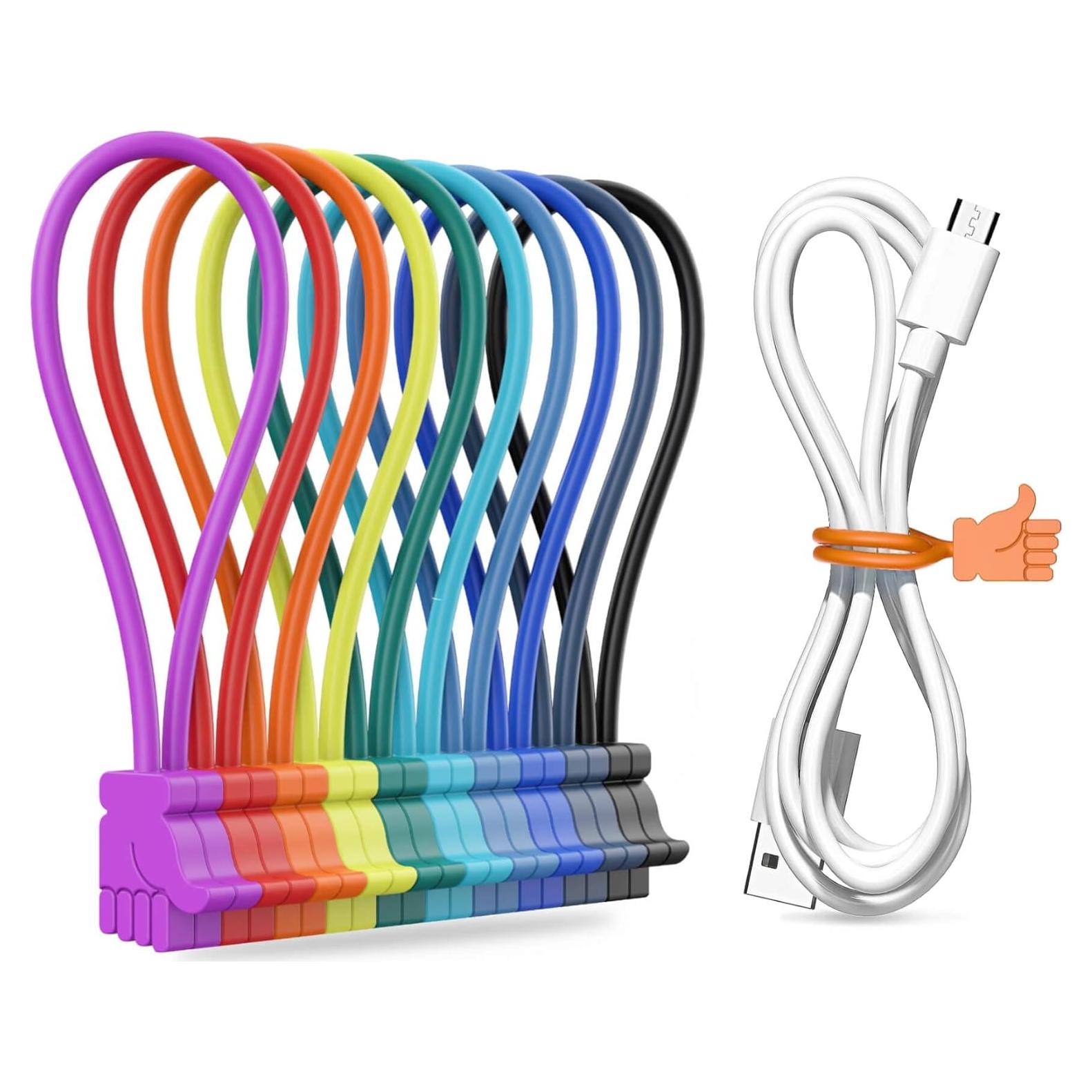 Correas Magnéticas Reutilizables HIGGAT para Organizar Cables