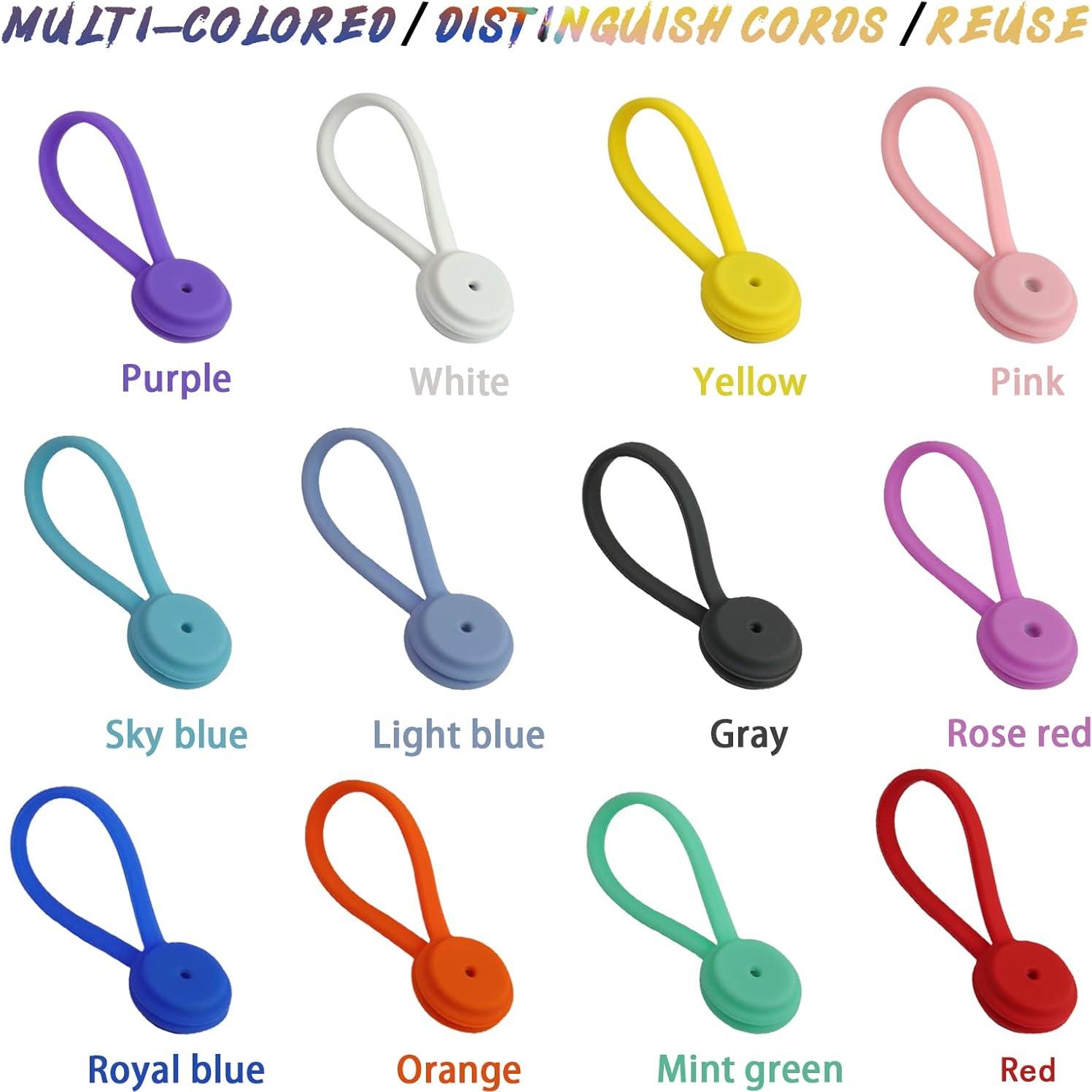 Paquete de 12 Sujetadores Magnéticos Motiloo de Silicona