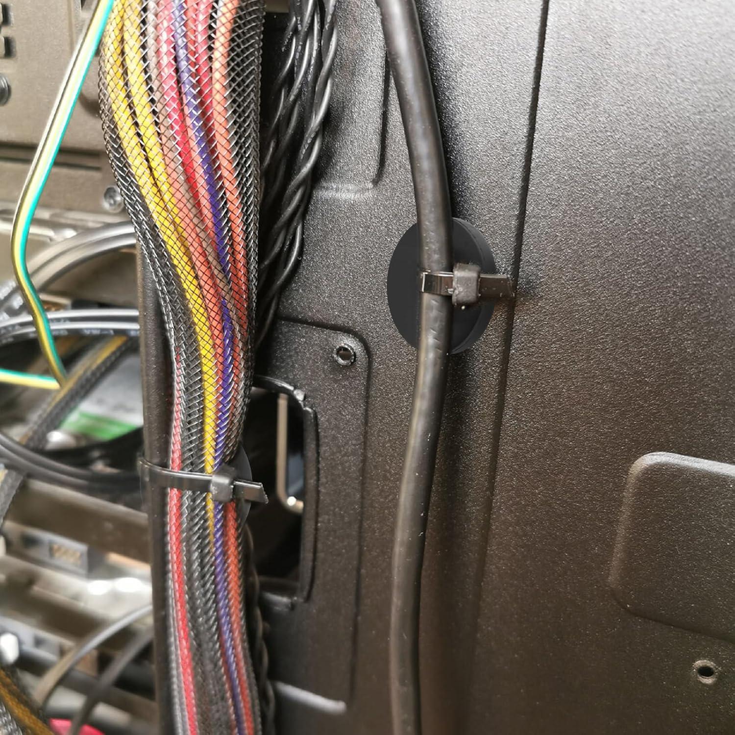 20 Piezas Soportes Magnéticos para Cable dcvbny 3.5kg