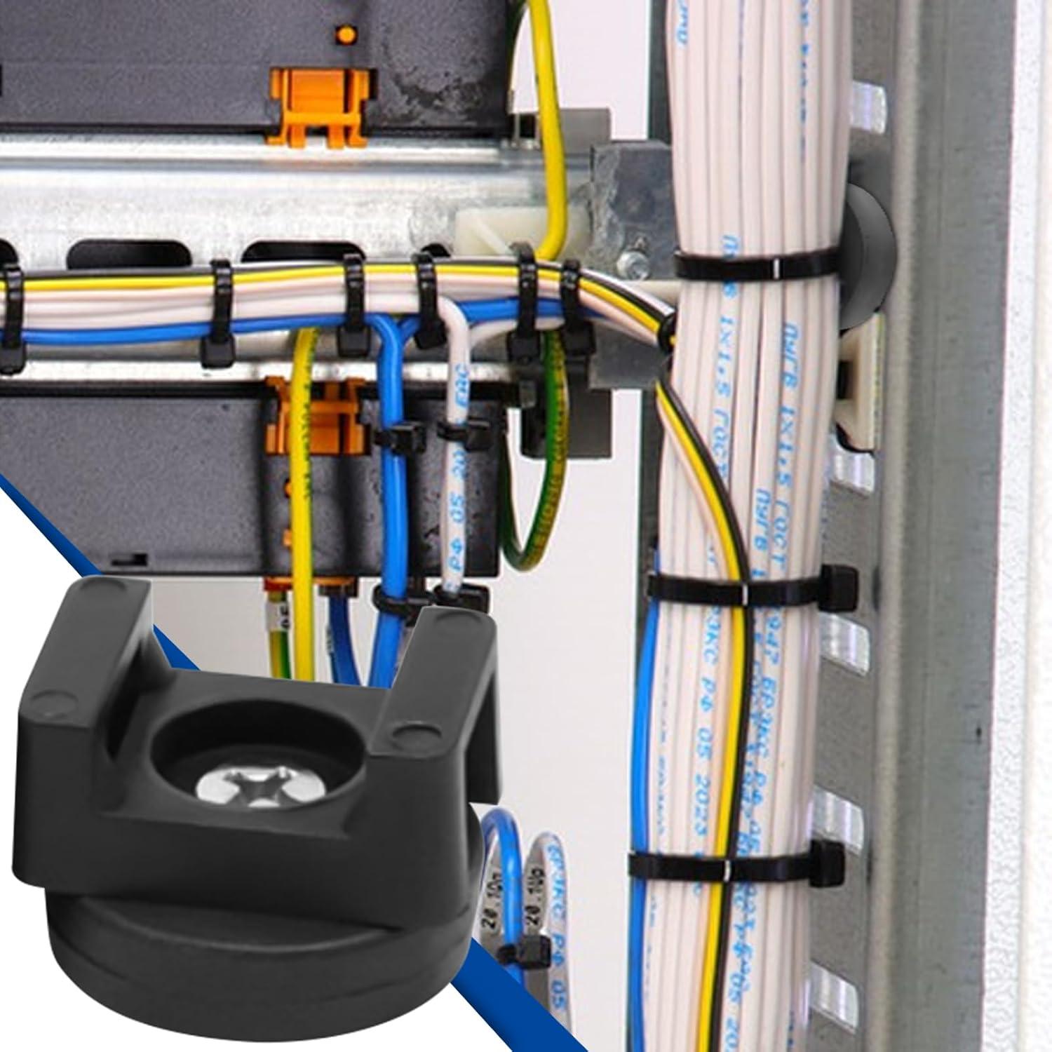 20 Piezas Soportes Magnéticos para Cable dcvbny 3.5kg