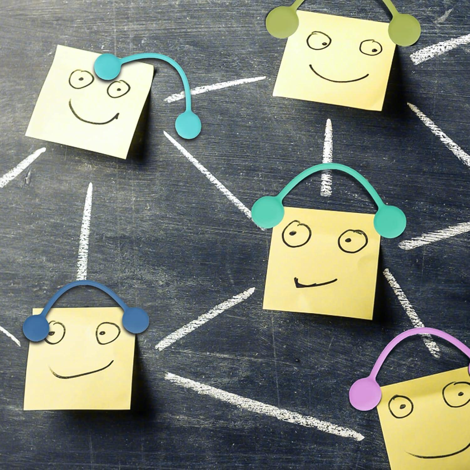 16 Clips Magnéticos KINBOM de Silicona para Cables - 8 Colores